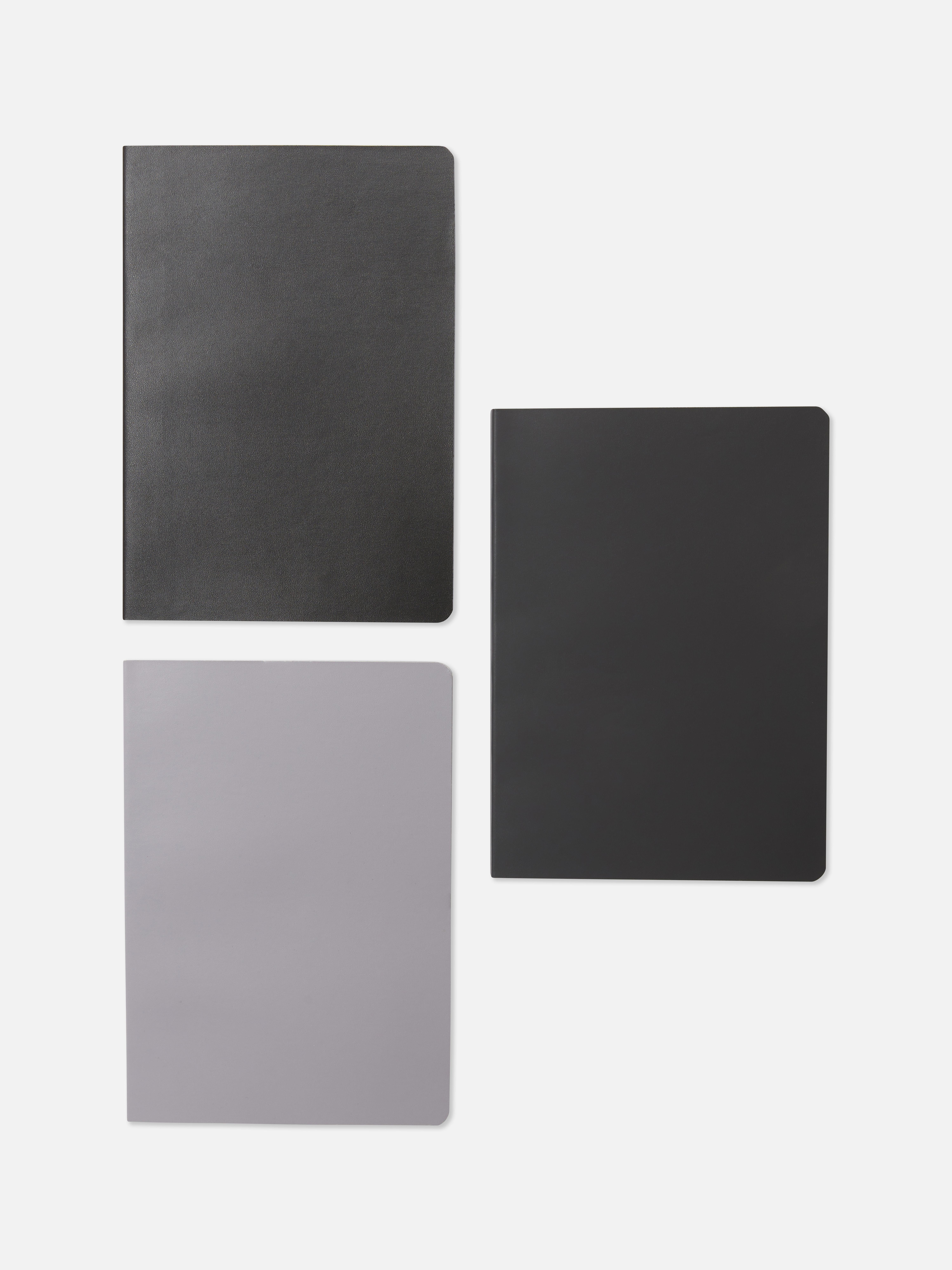 3pk A5 Coated Notebooks