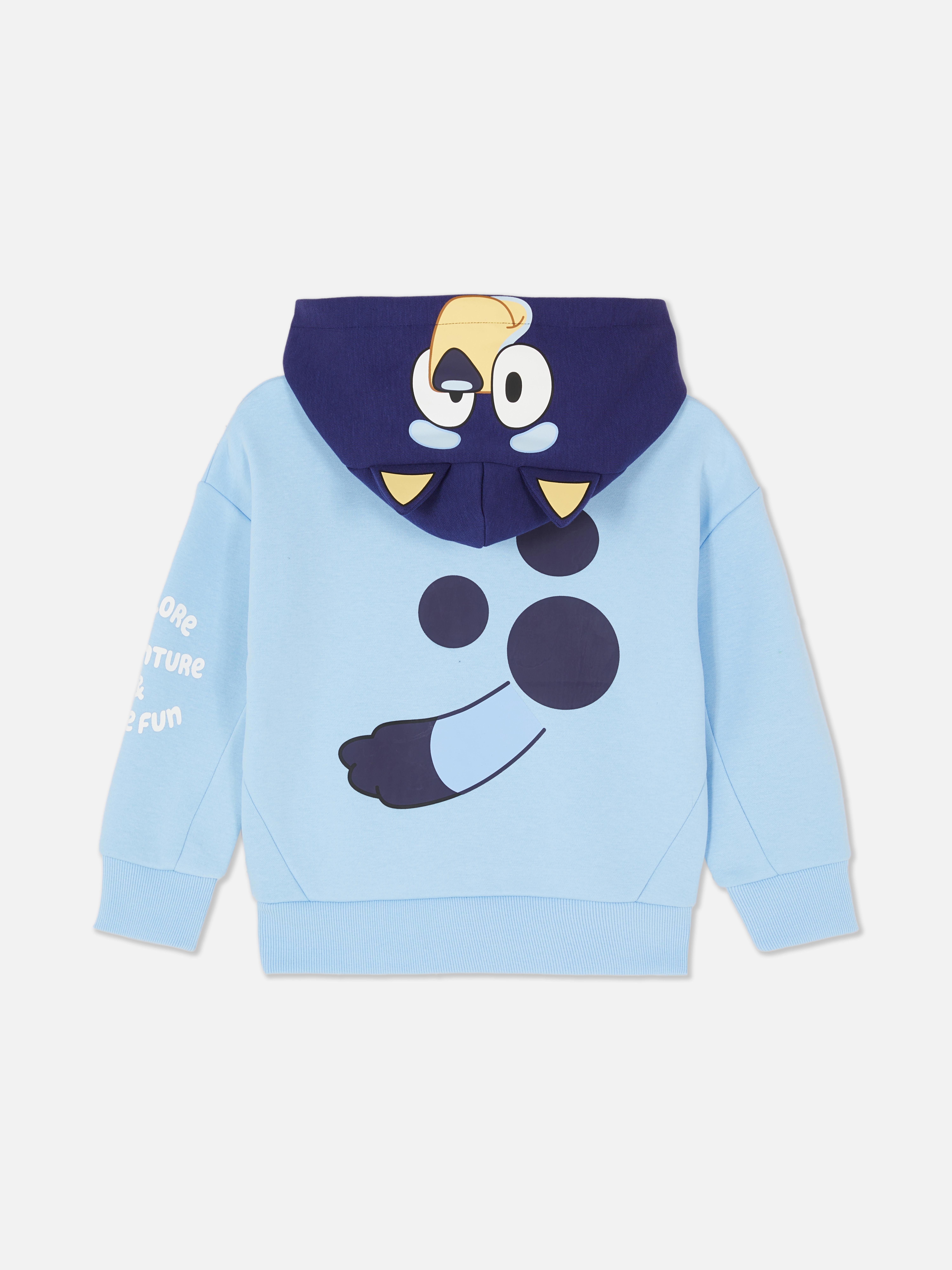 Felpa con cappuccio Bluey