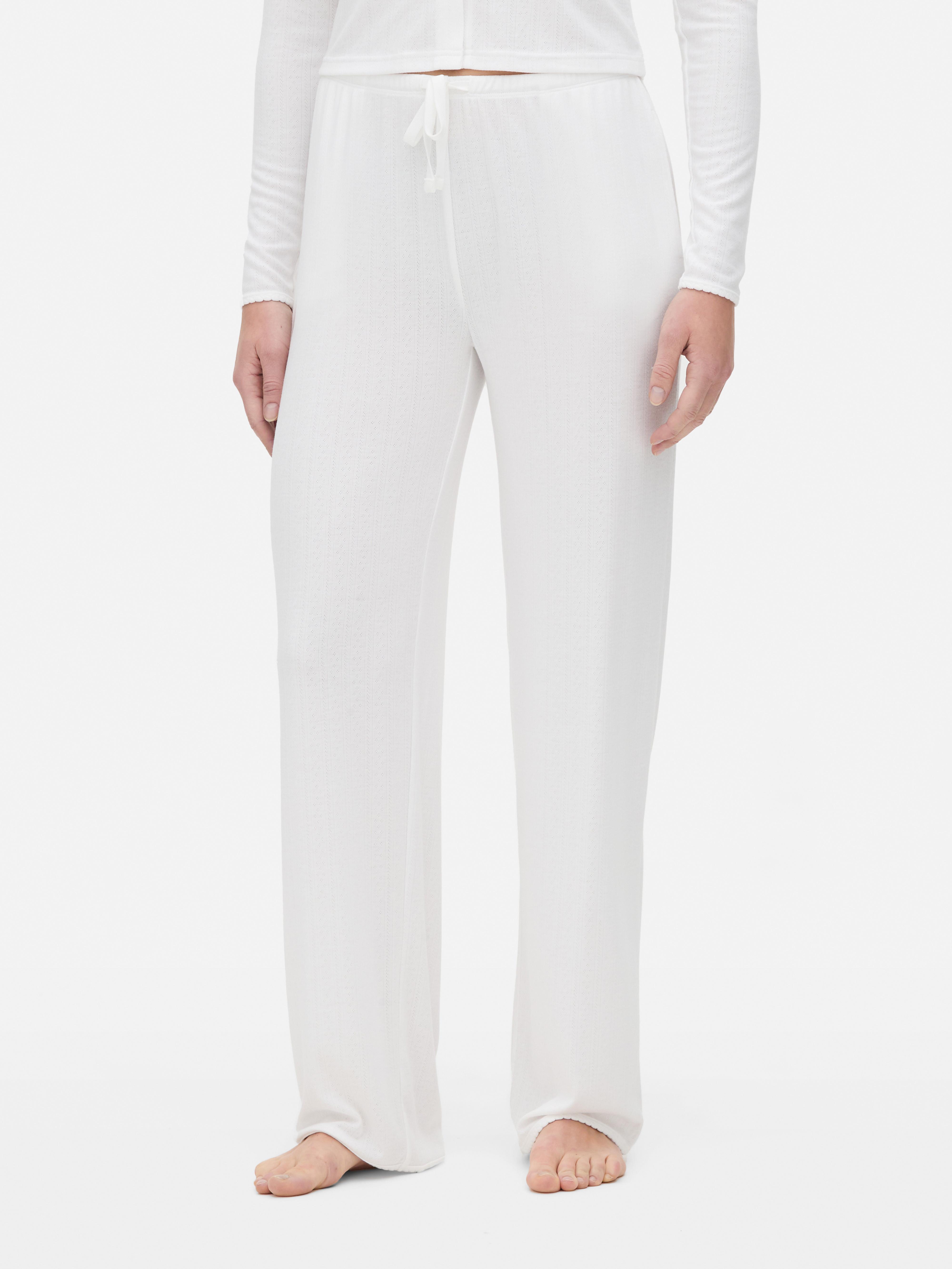 Pyjamabroek met ajour