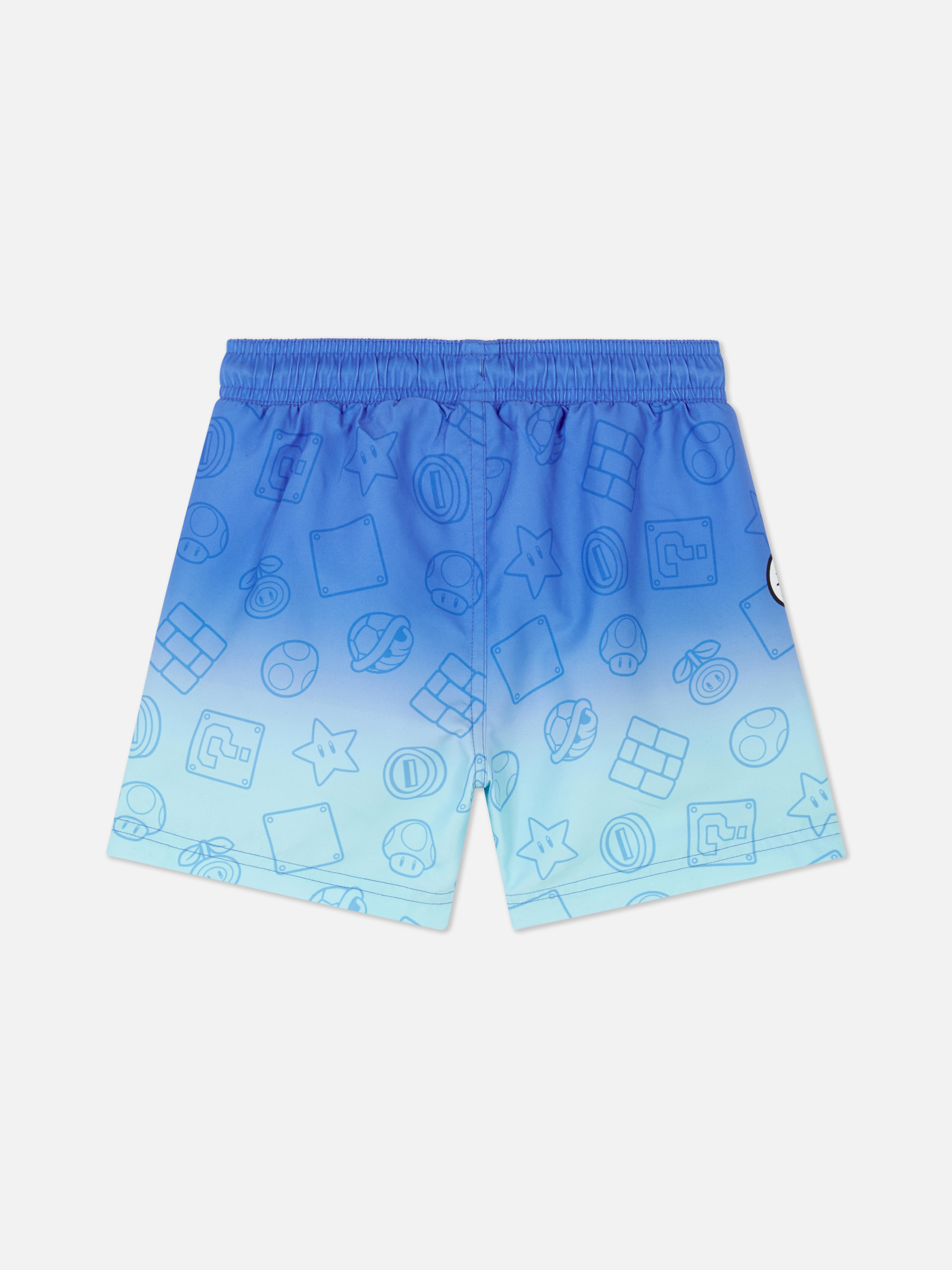 Super Mario Ombre Board Shorts