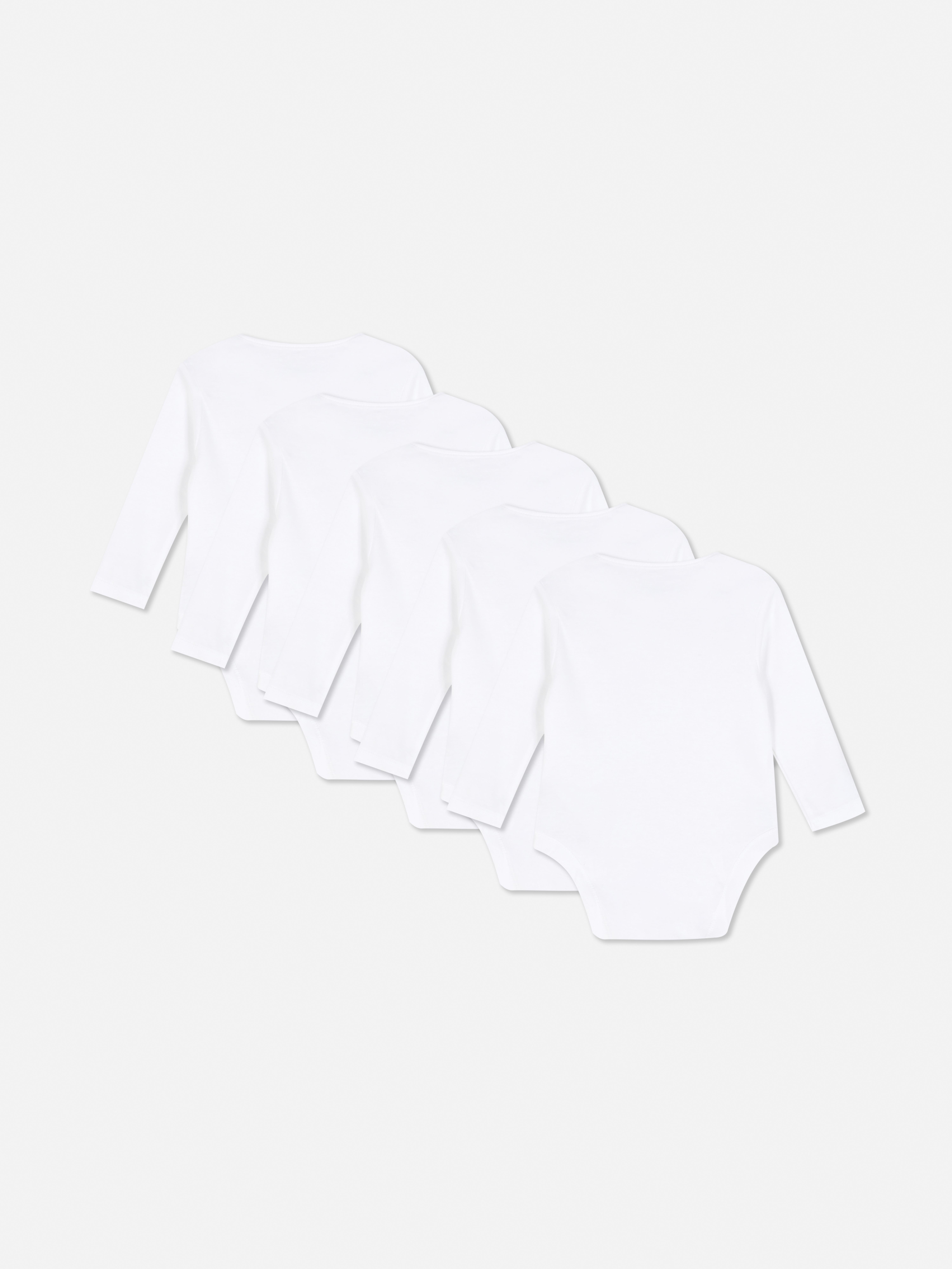5pk Essential Long Sleeve Bodysuits