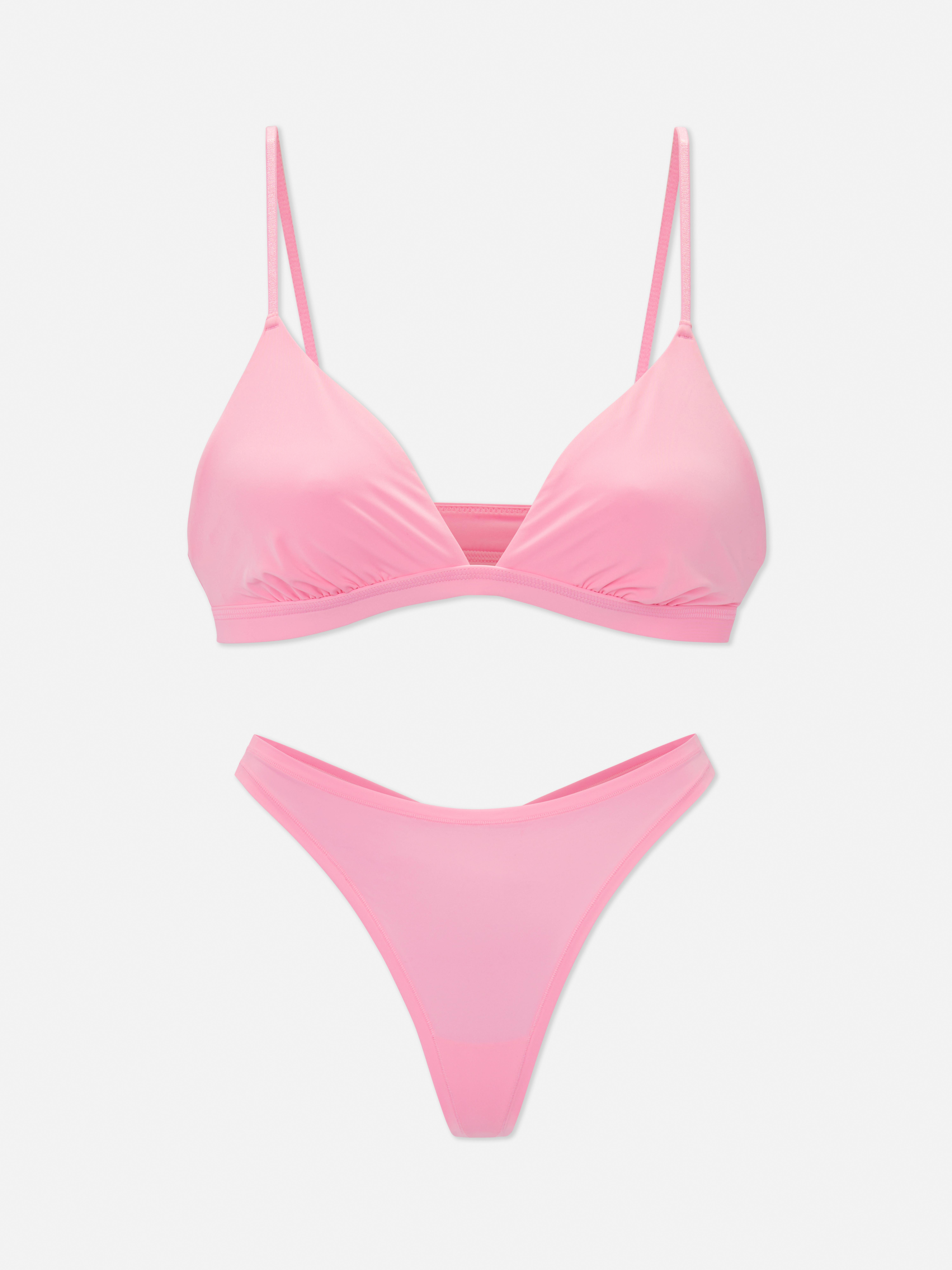 Set van triangelbeha zonder vulling en string