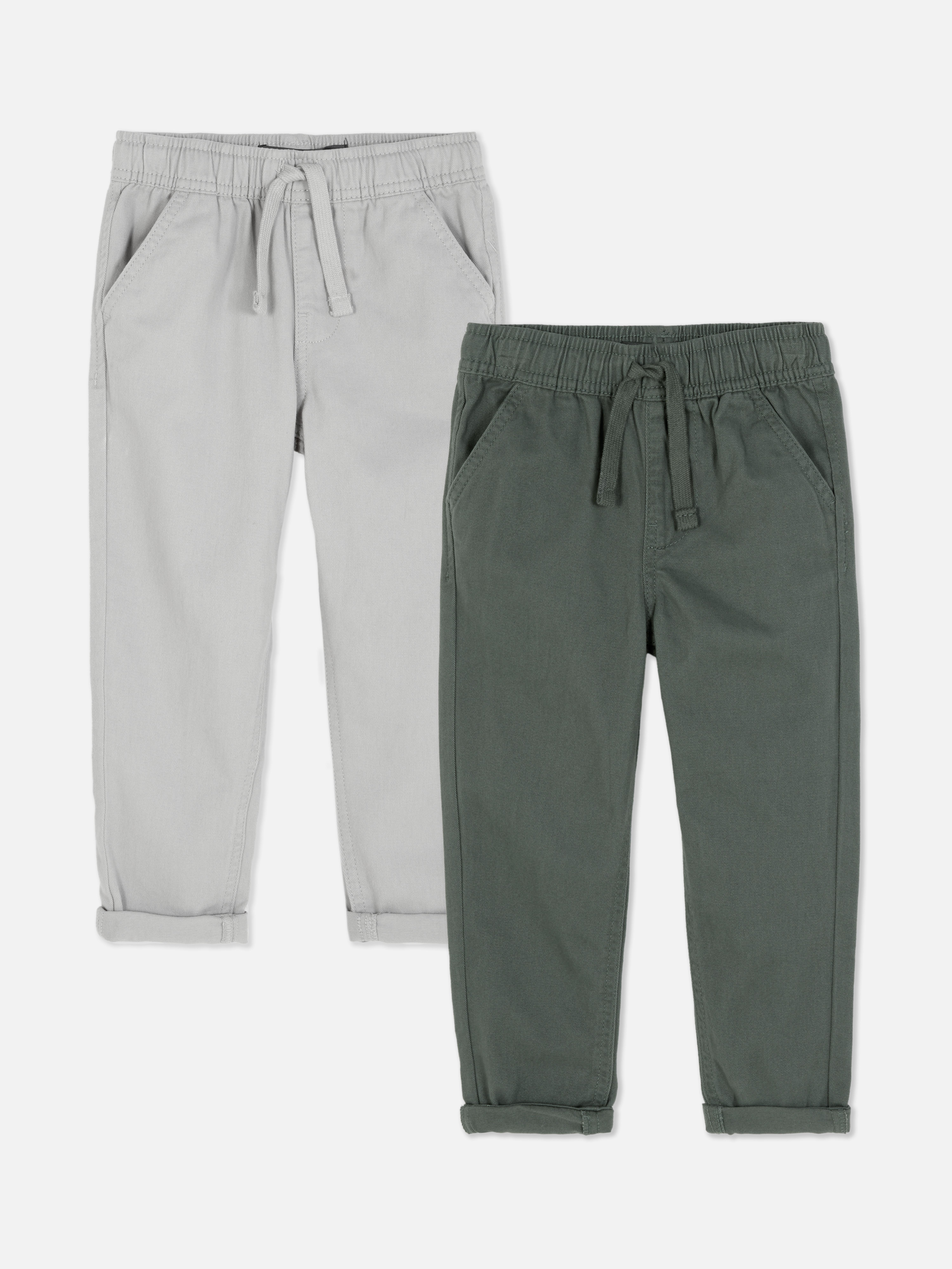 Pack de 2 pantalones de sarga