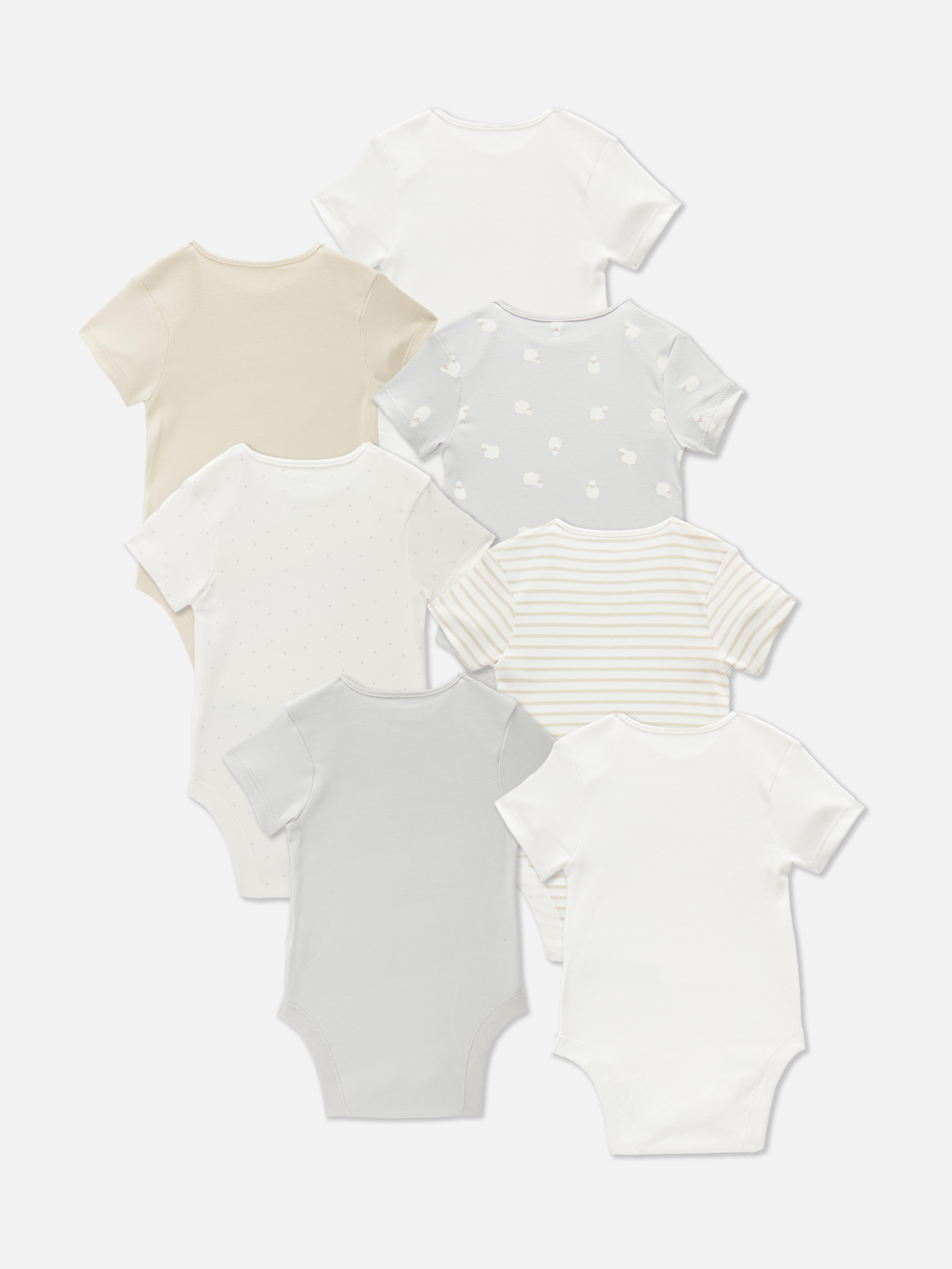 7pk Mixed Short Sleeve Bodysuits