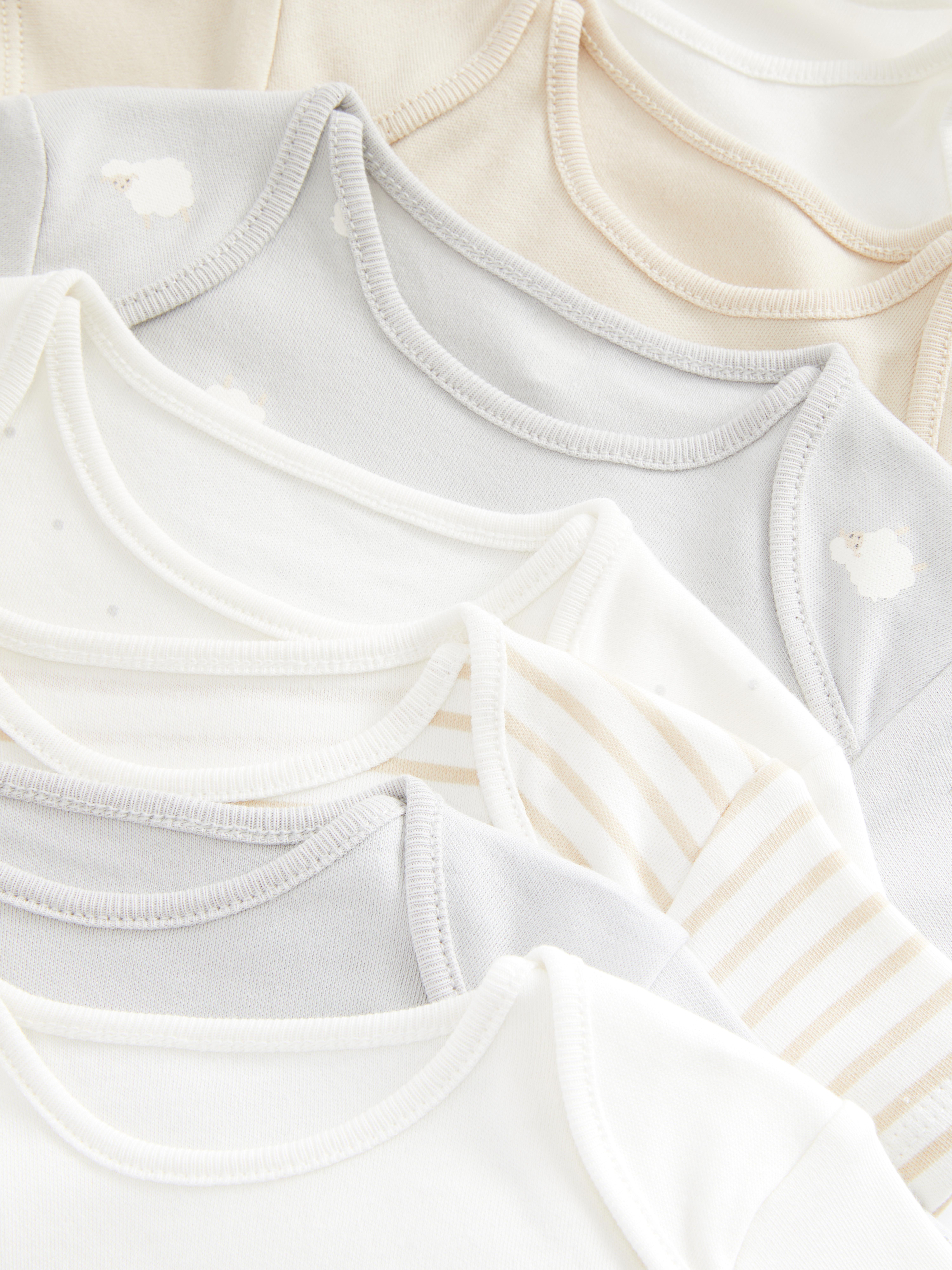7pk Mixed Short Sleeve Bodysuits