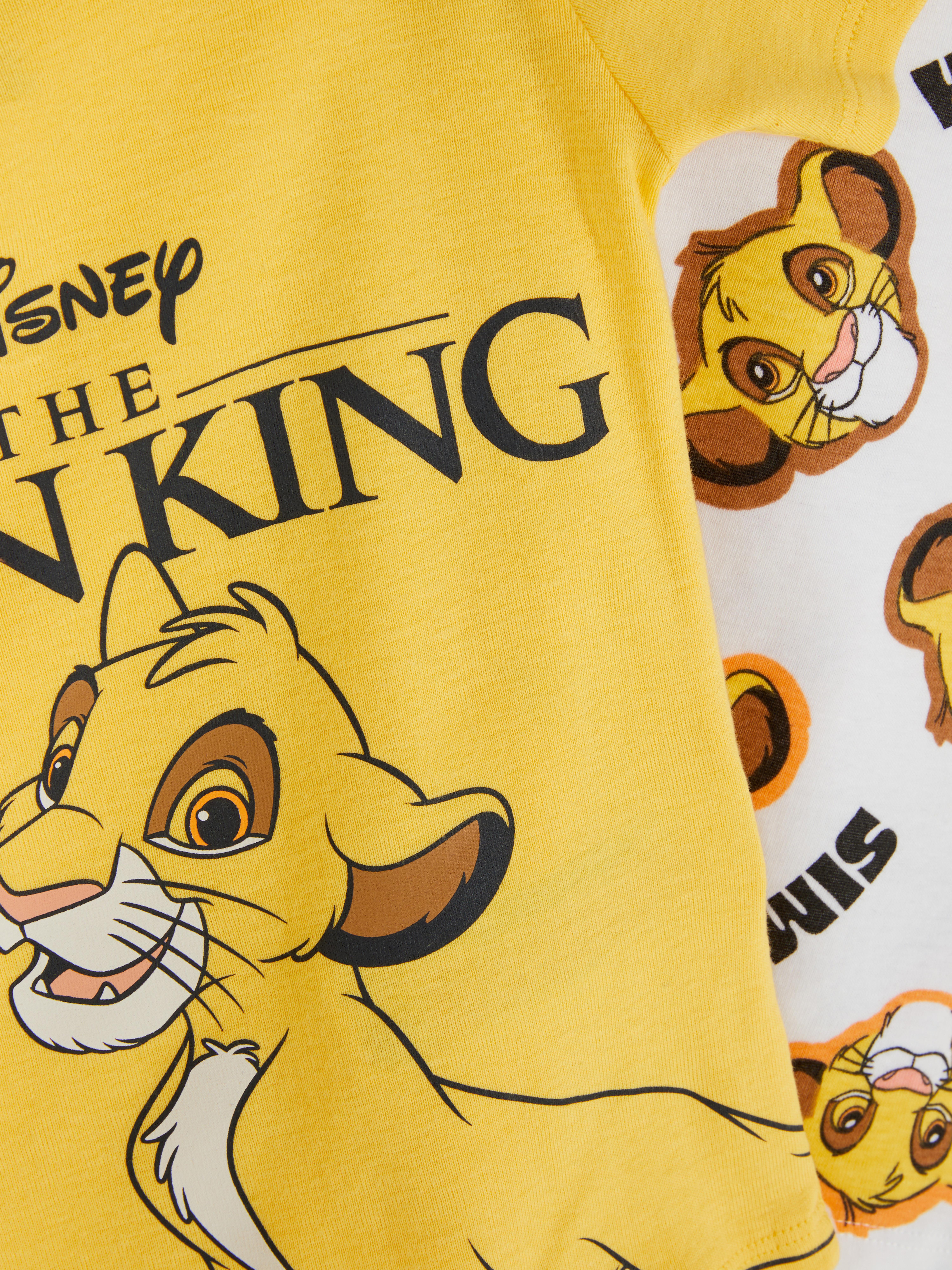 Lot de 2 pyjamas shorts Disney Le Roi Lion