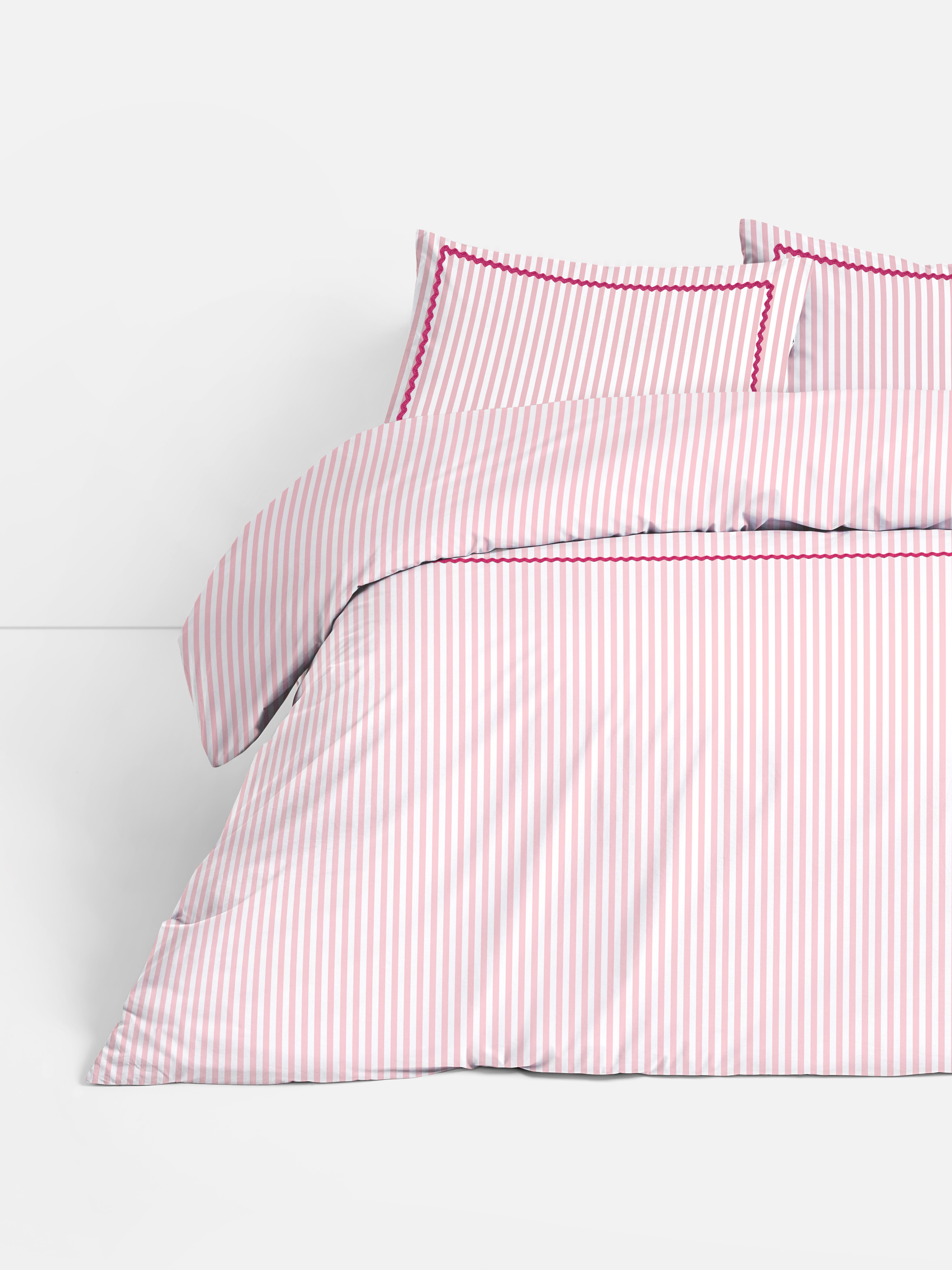 Striped King Duvet Cover Set