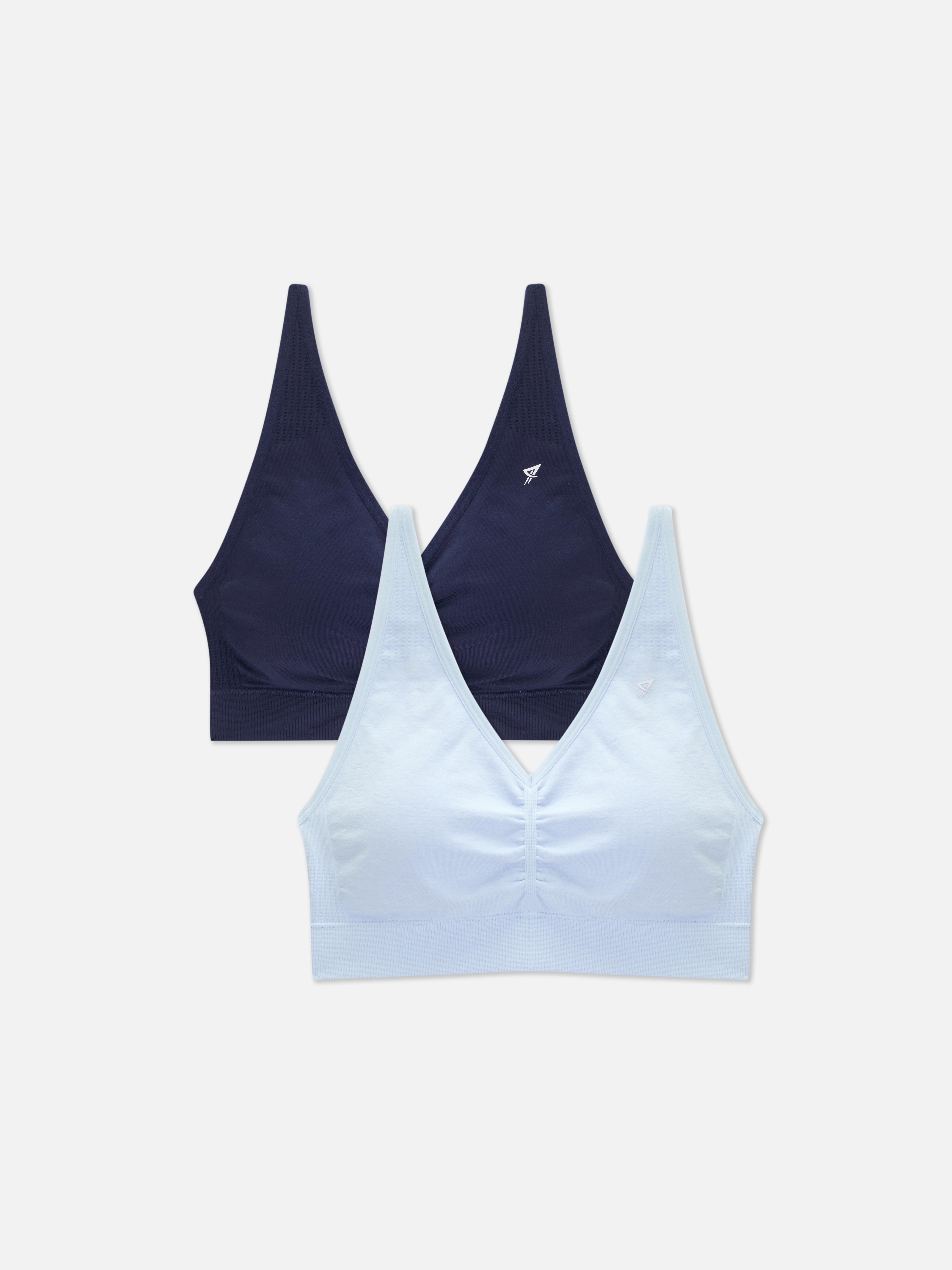 Lot de 2 brassières de sport sans coutures