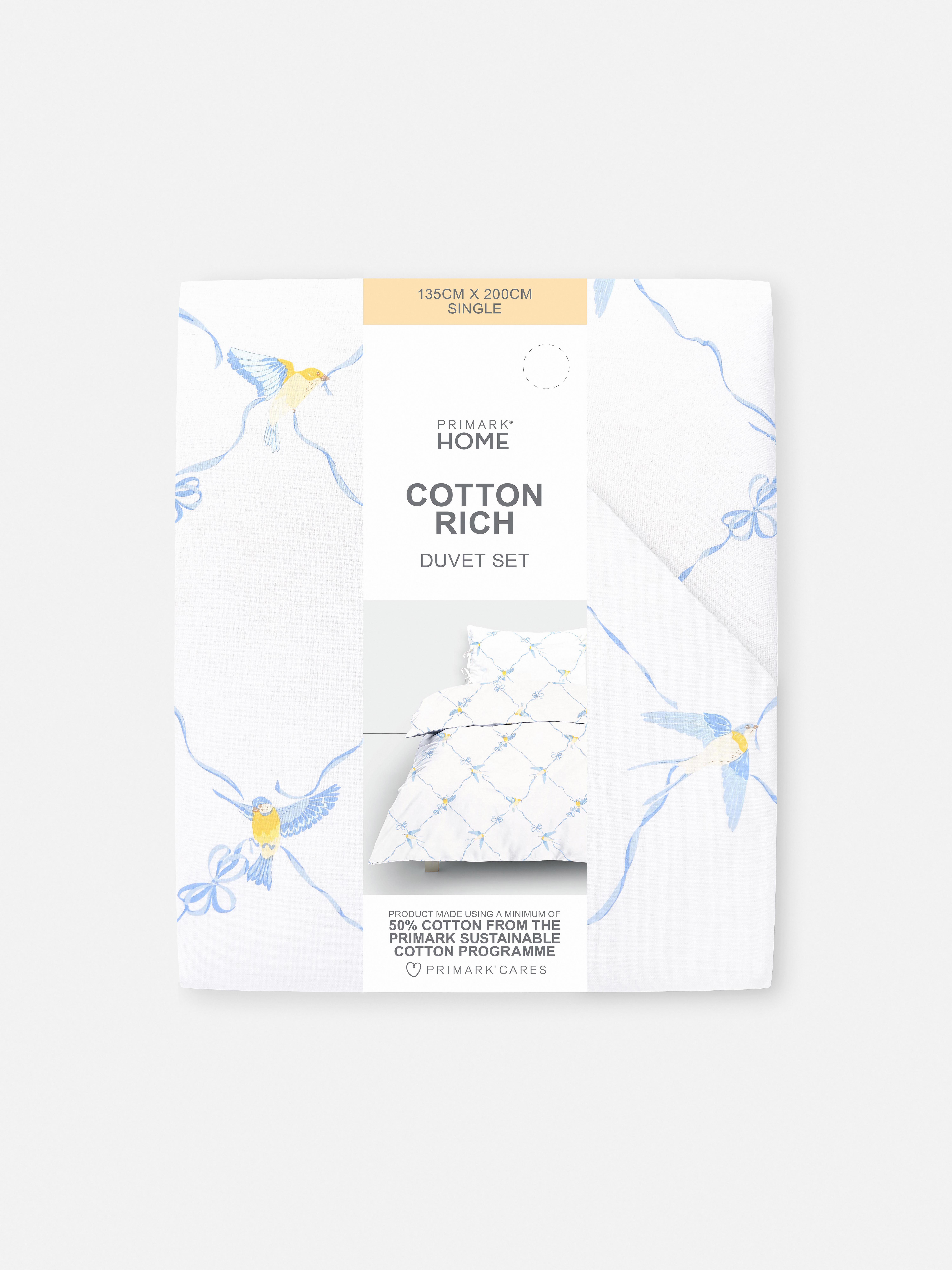 Swallow Single Duvet Cover Set