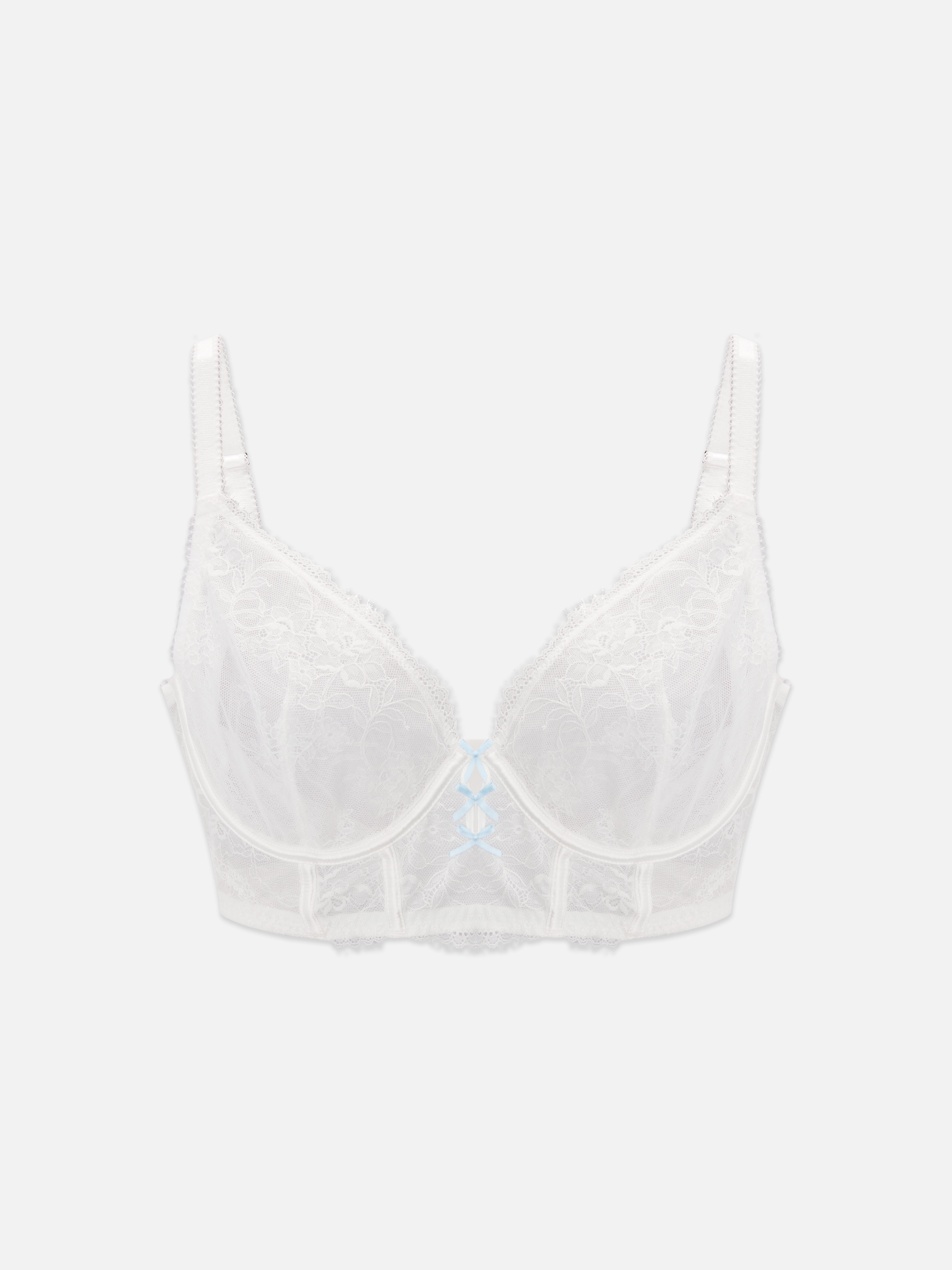 D-H Bridal Longline Lace Bra