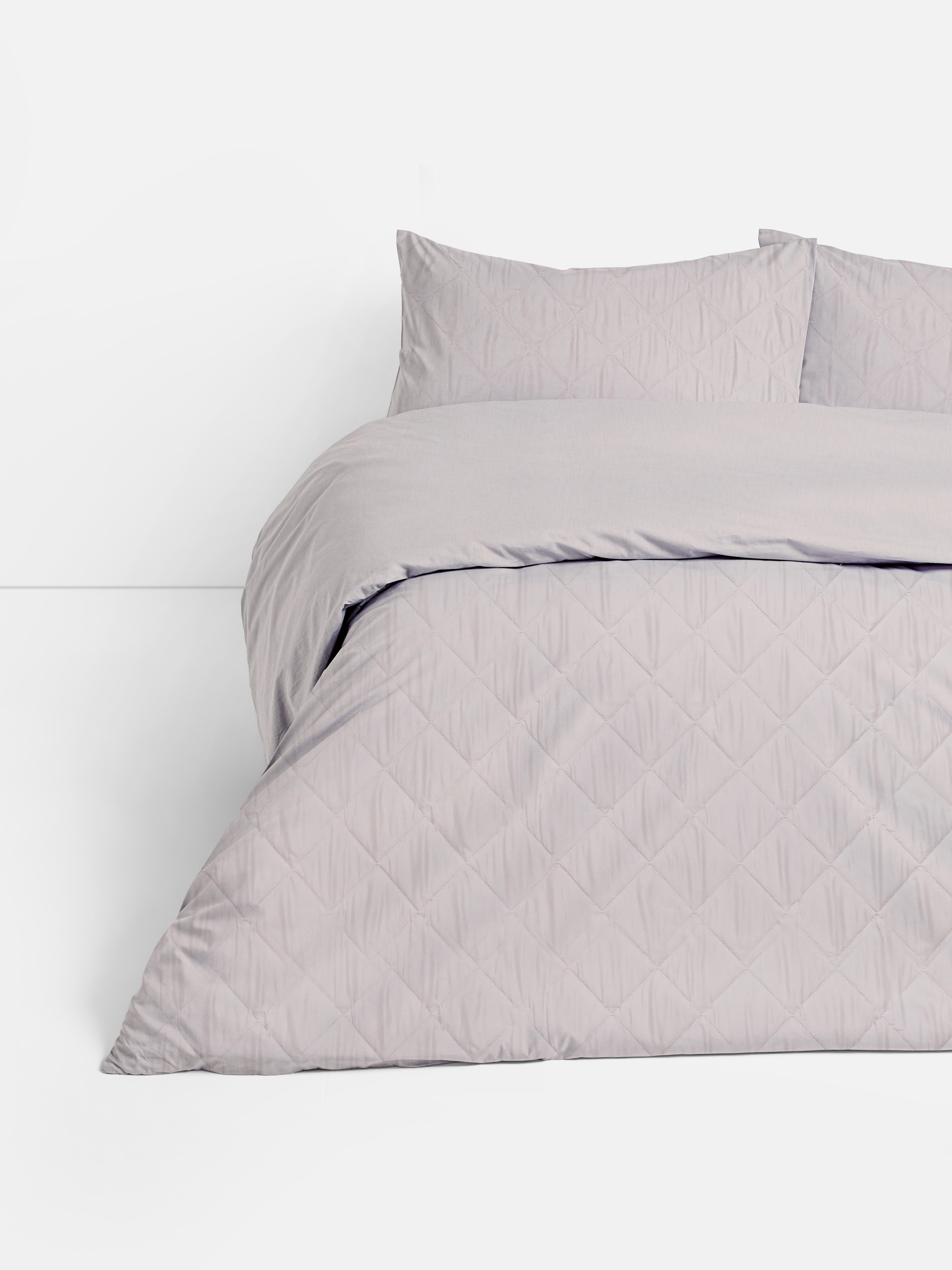 Gyémánttextúrájú, King Size méretű paplanhuzatkészlet