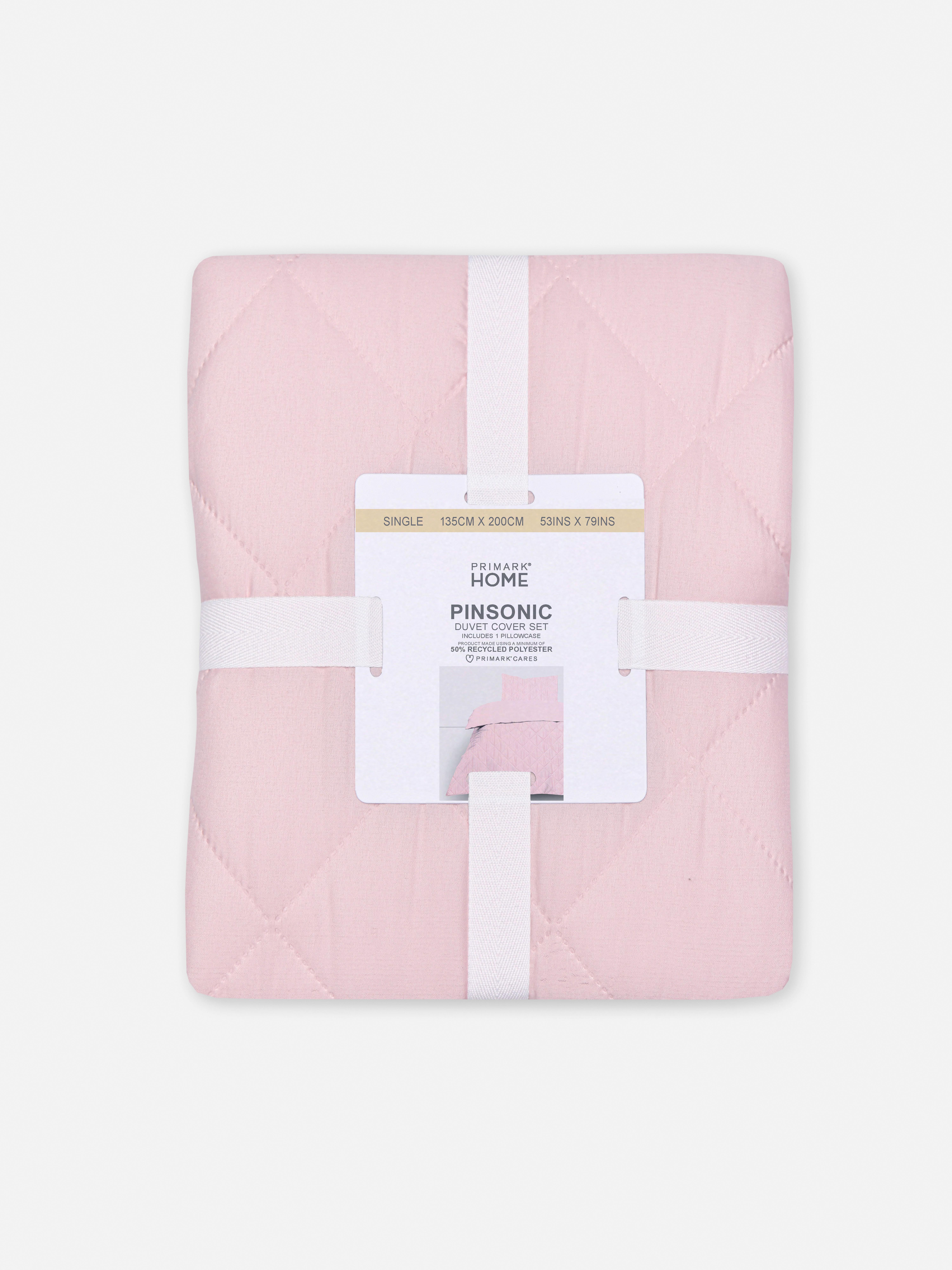 Diamond Pinsonic Single Duvet Cover Set