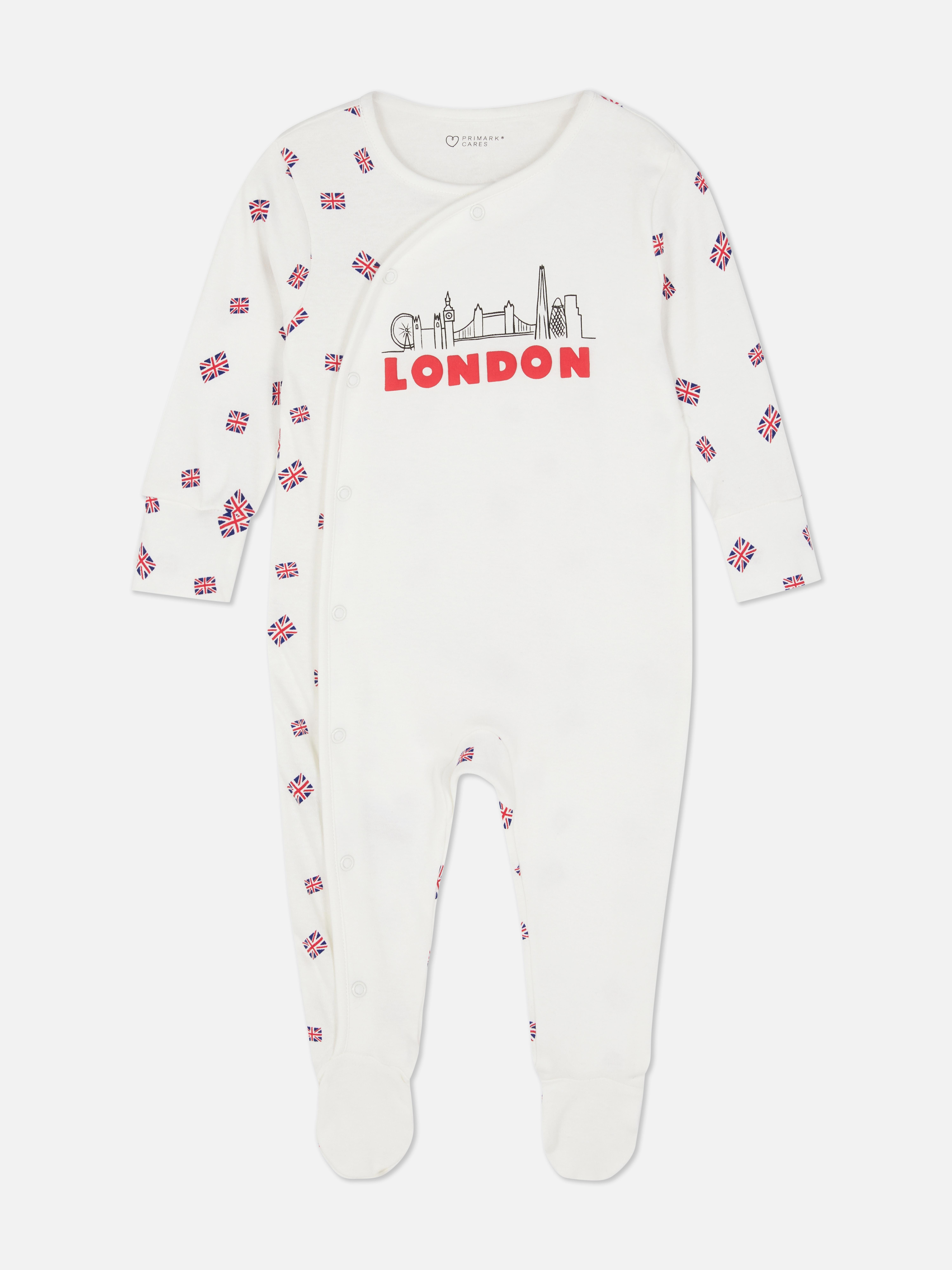 London Wrap Over Sleepsuit