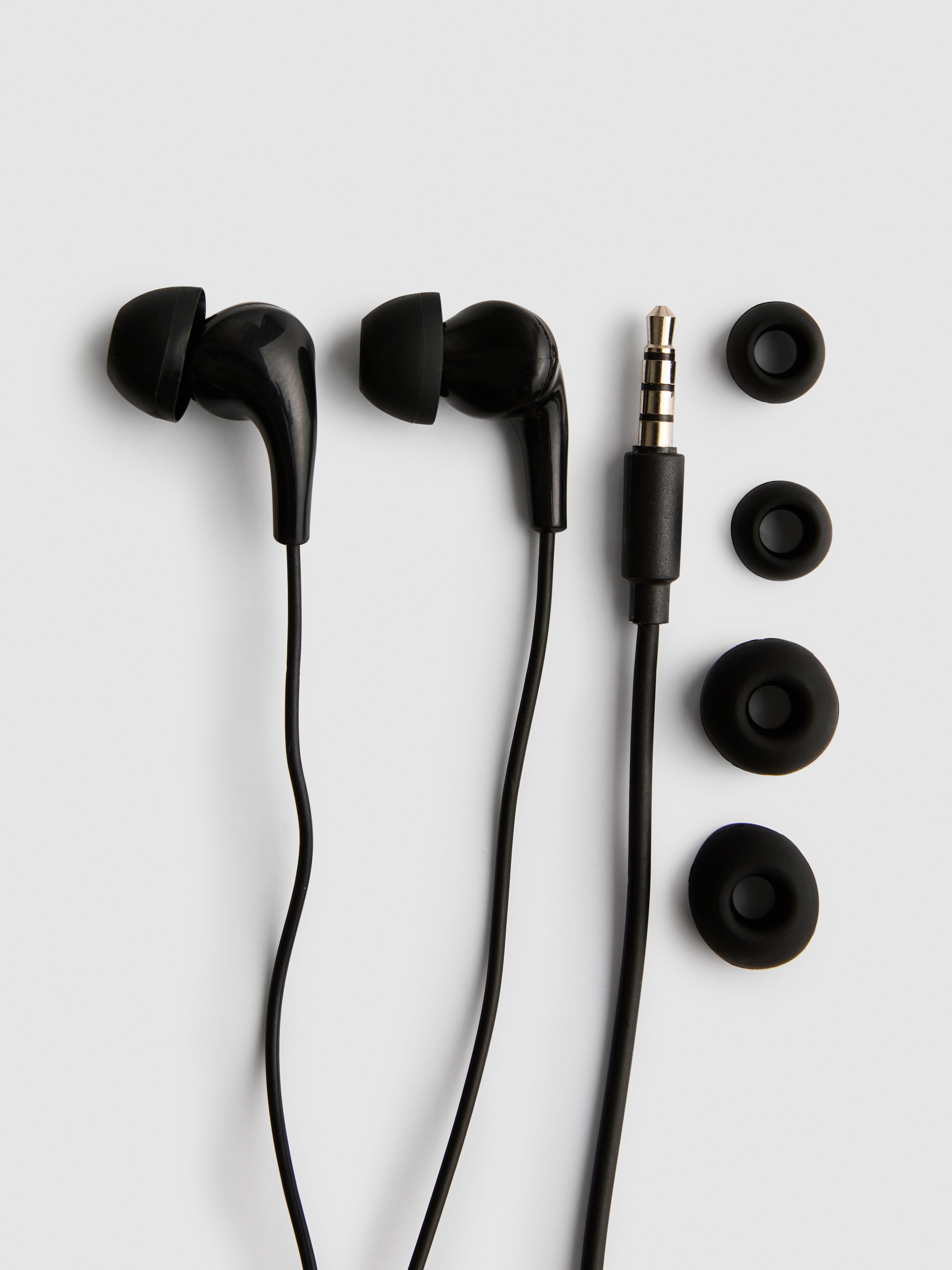 Écouteurs intra-auriculaires filaires avec microphone