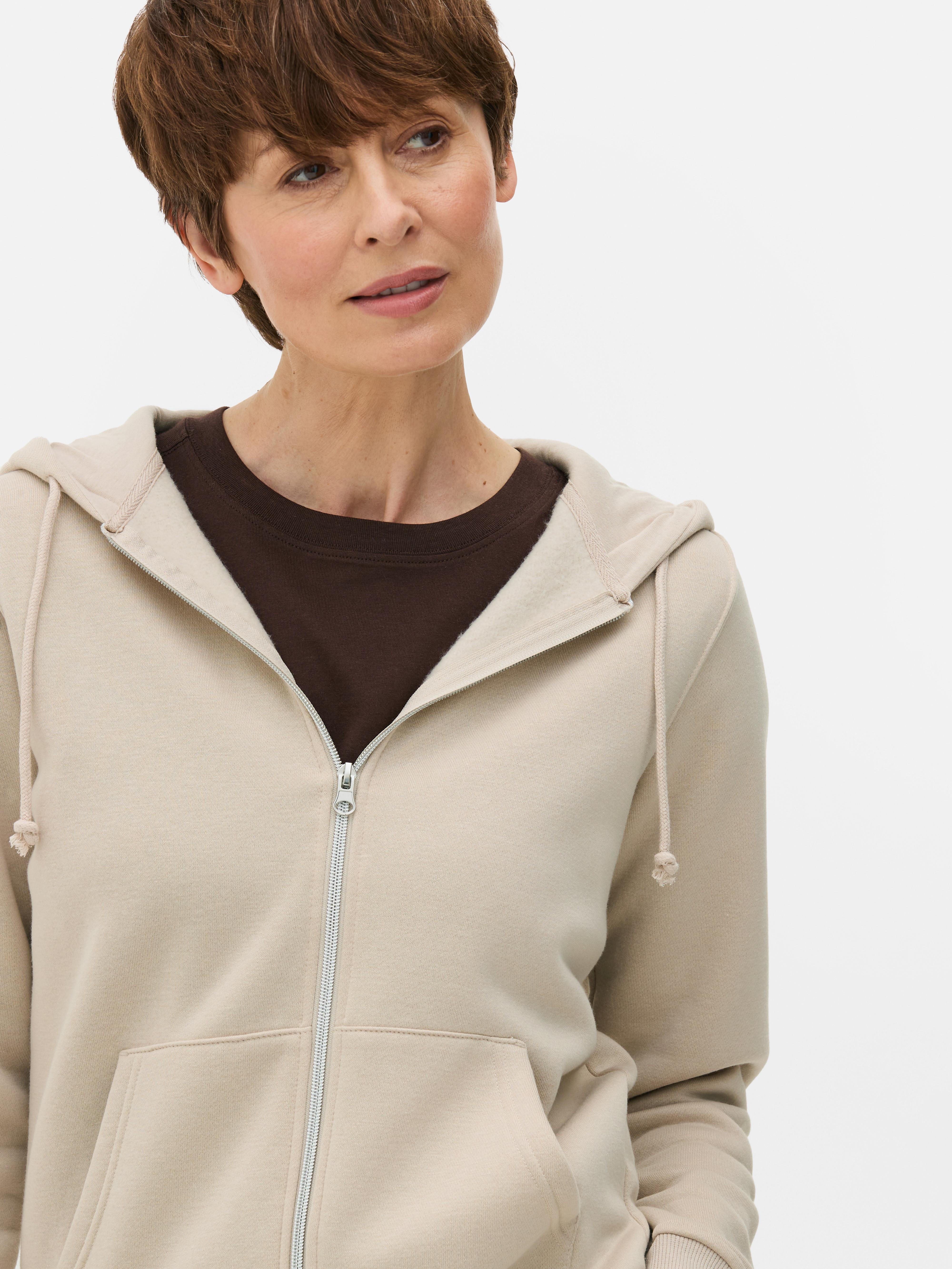 Womens Nude Zip-Up Hoodie | Primark