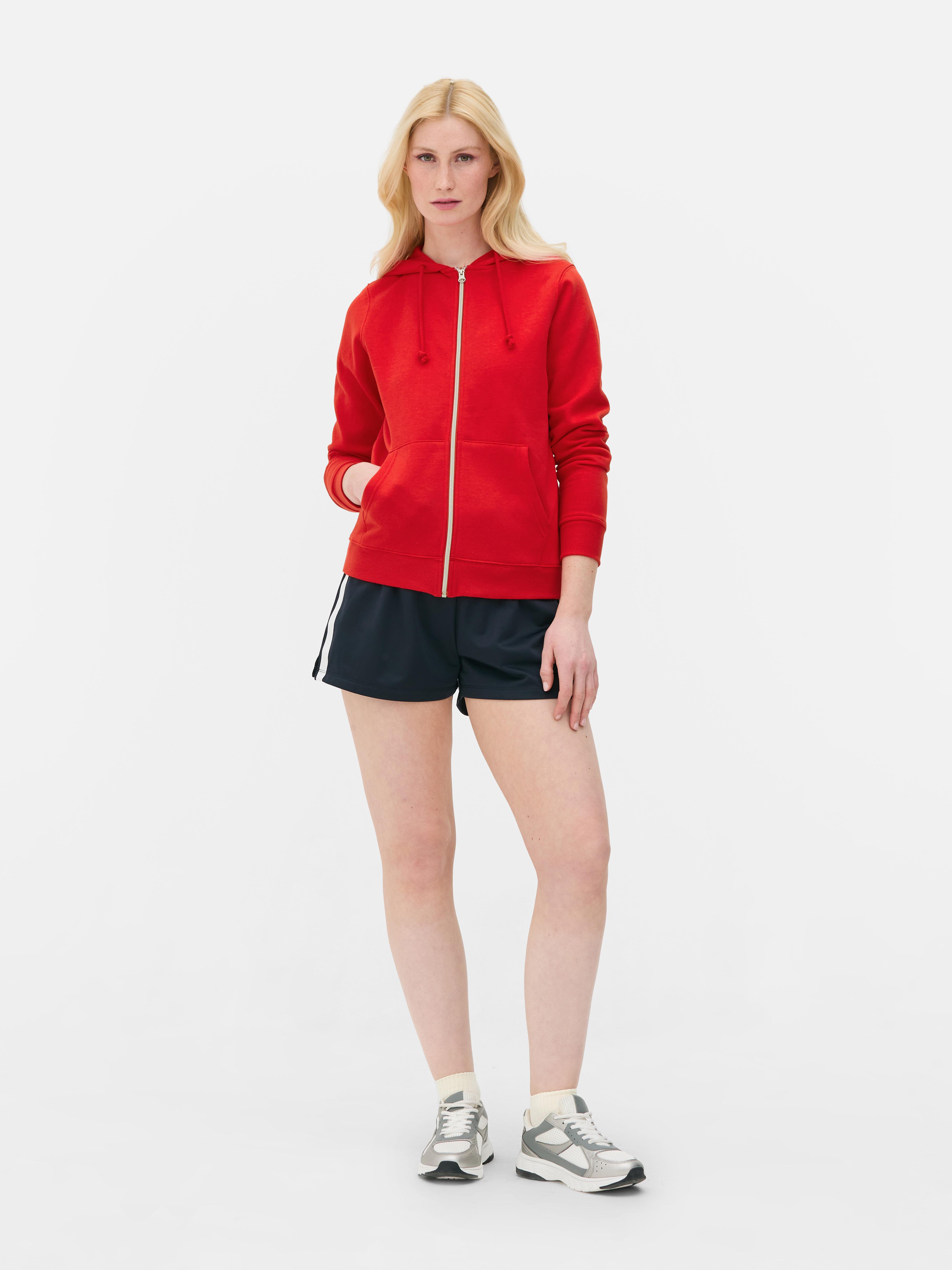 Zip Hoodie Red