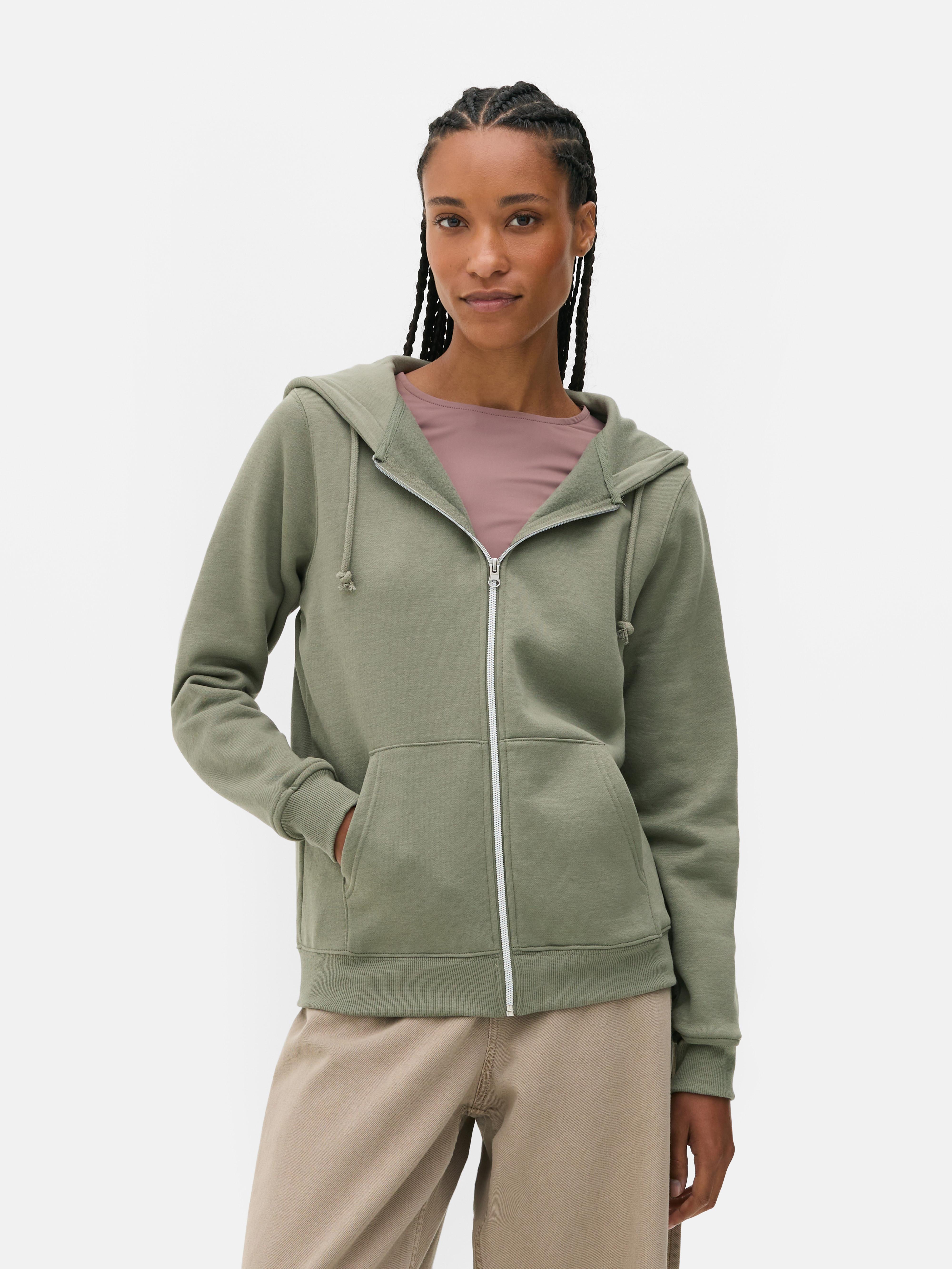 パーカー PILE ZIP HOODIE レディース Allwear Organic Half-Zip Hoodie