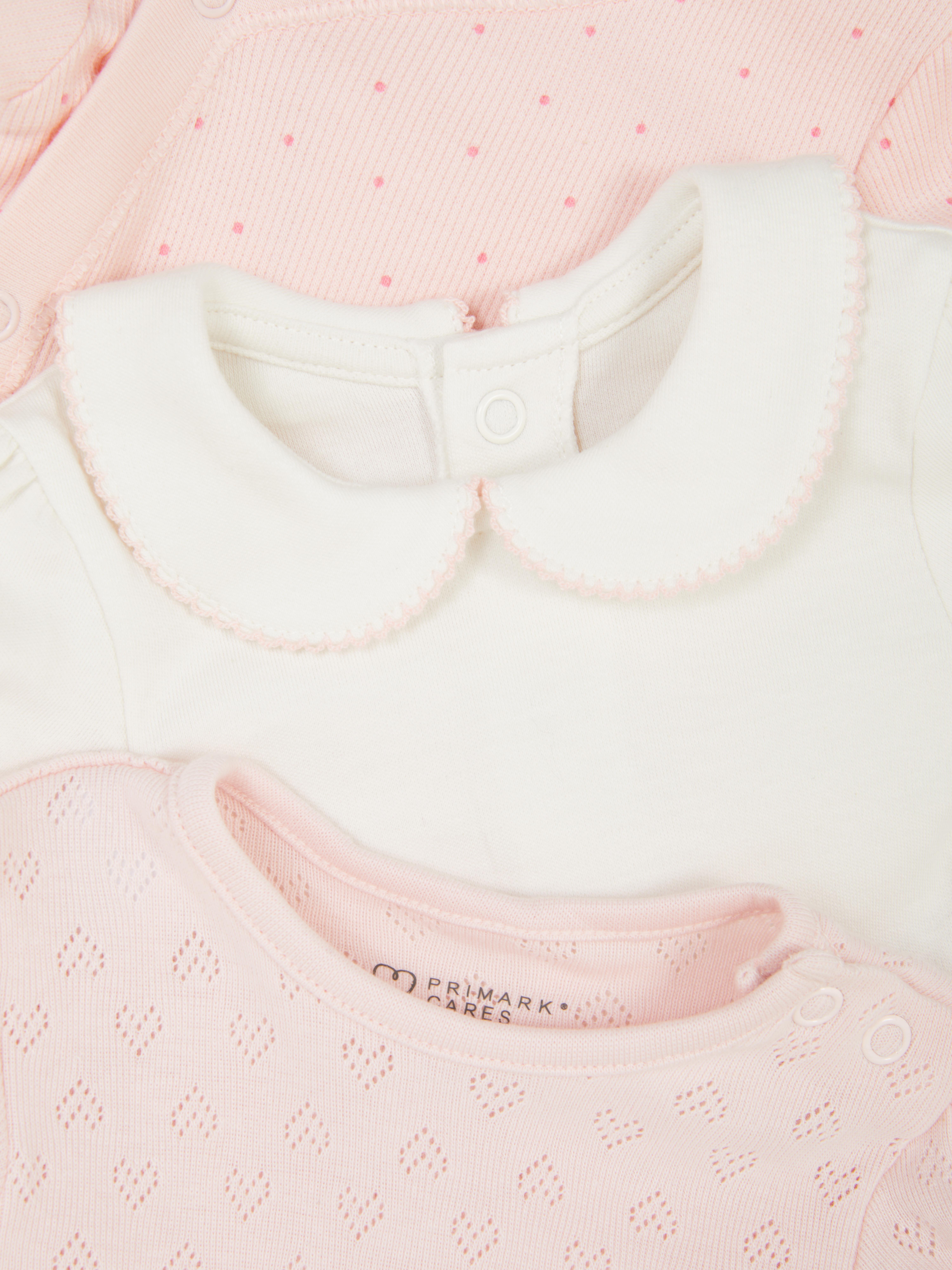 0-18 meses | Pack 3 bodies recém-nascido manga curta