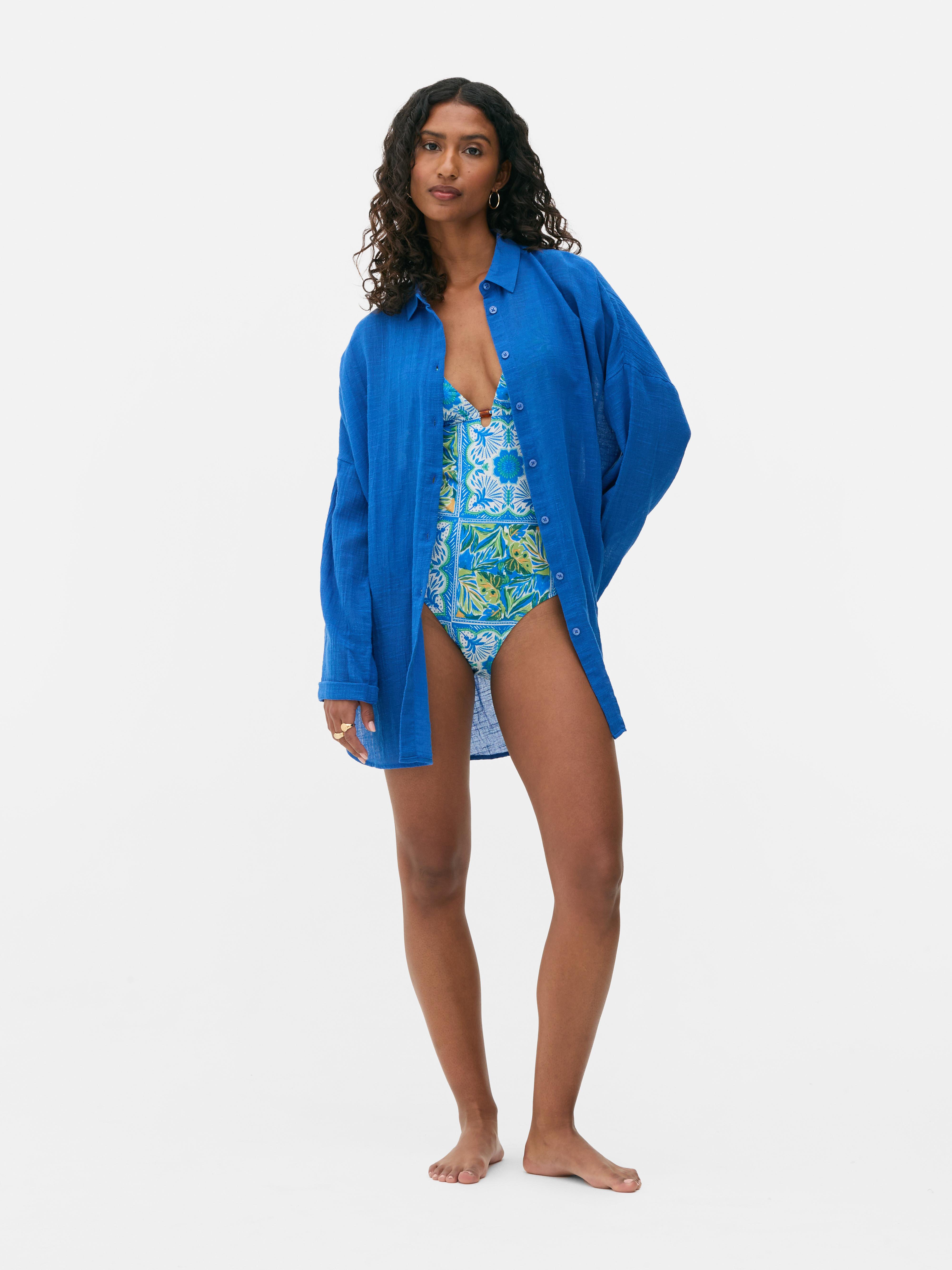 Button-Up Beach Shirt