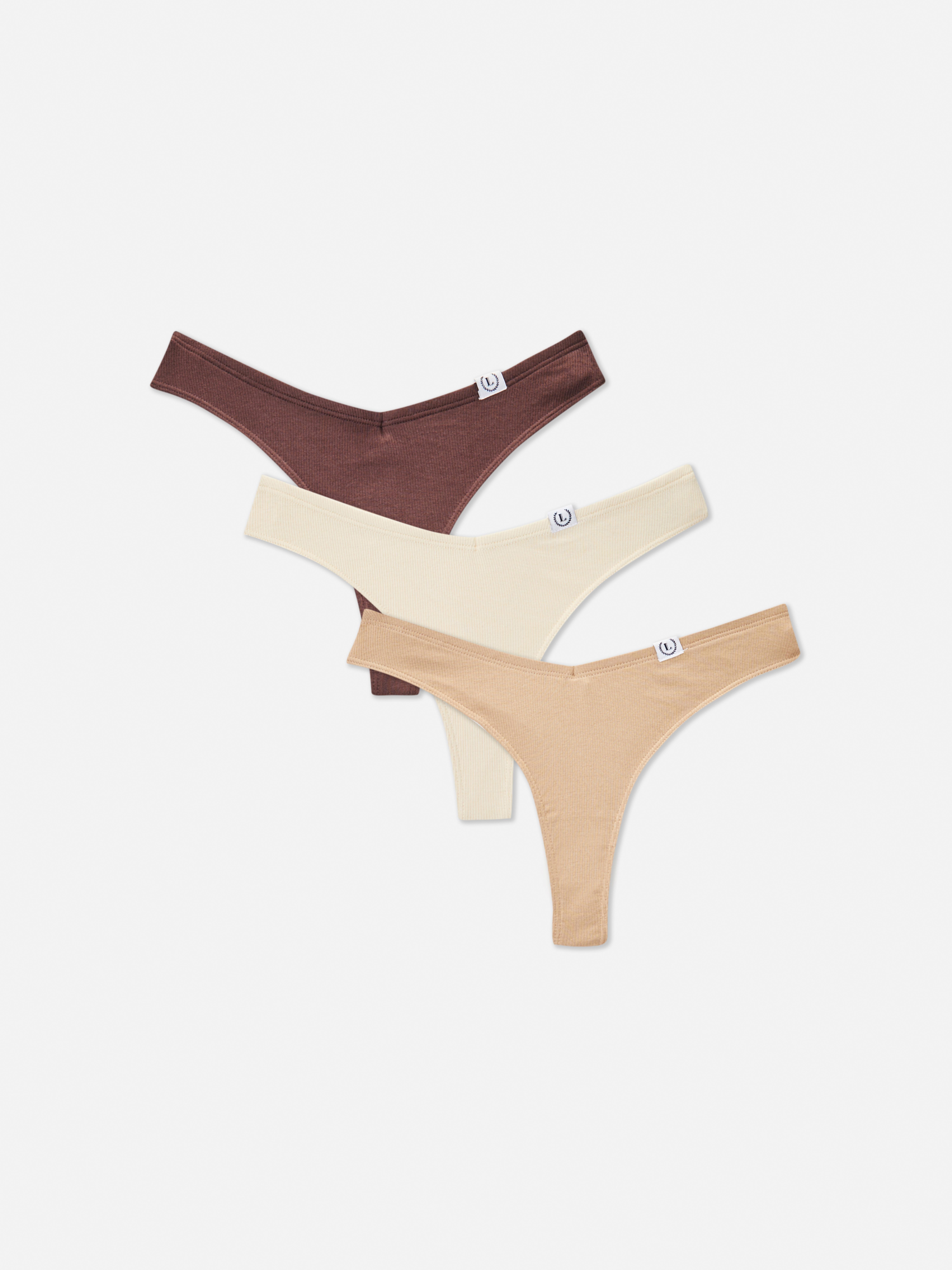 Katoenen string, set van 3