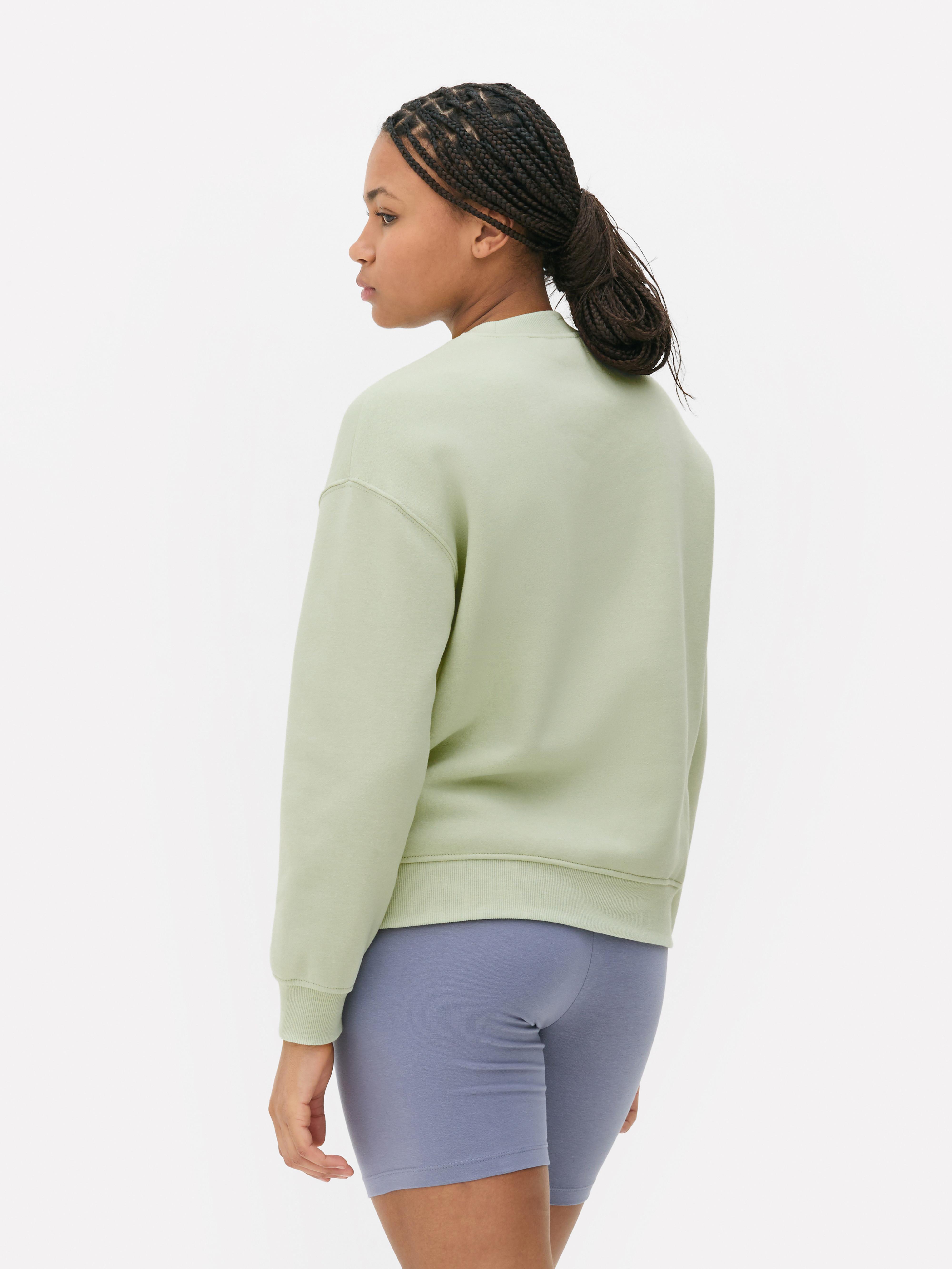 Sweatshirt met ronde hals