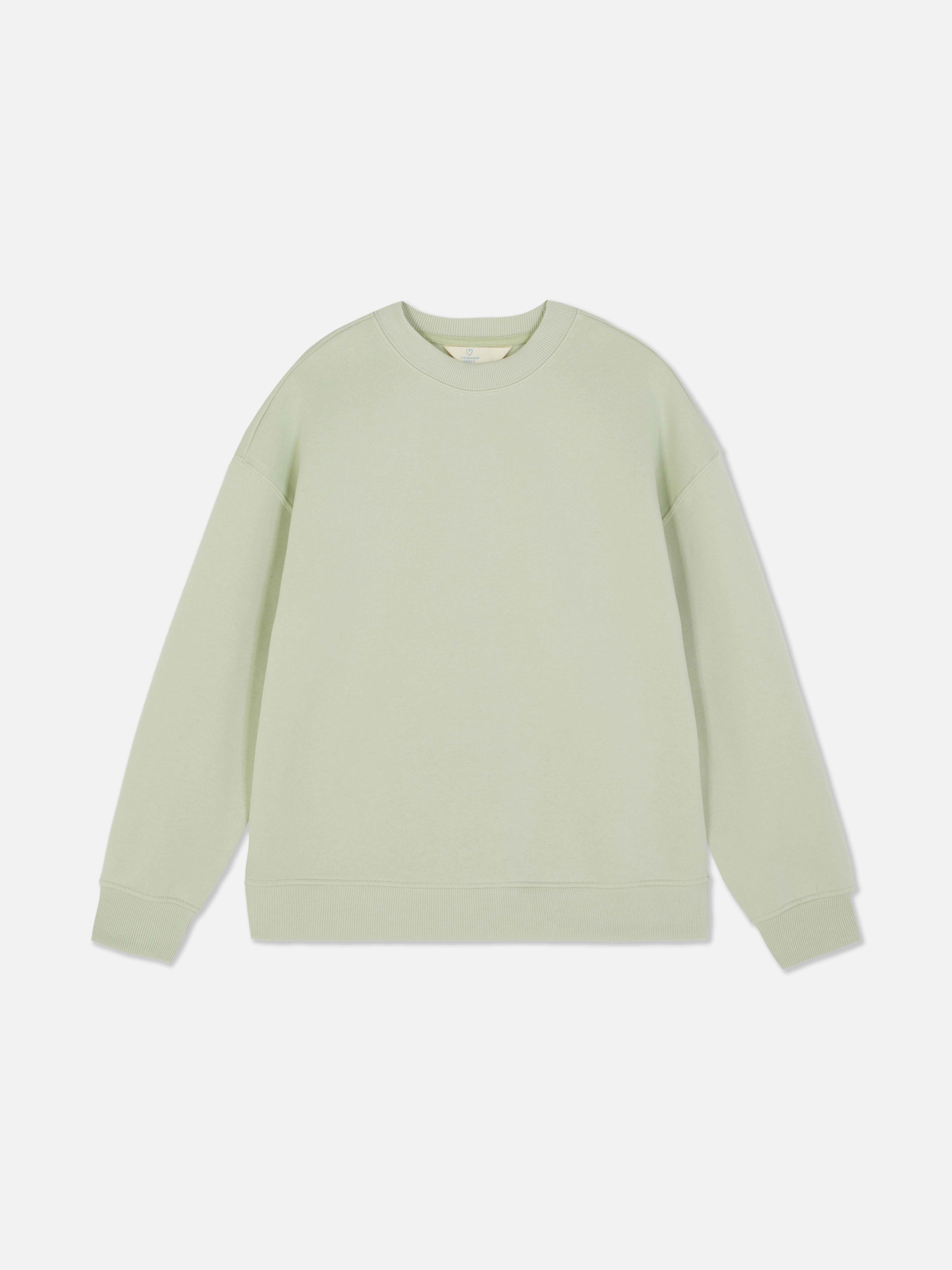 Sweatshirt met ronde hals