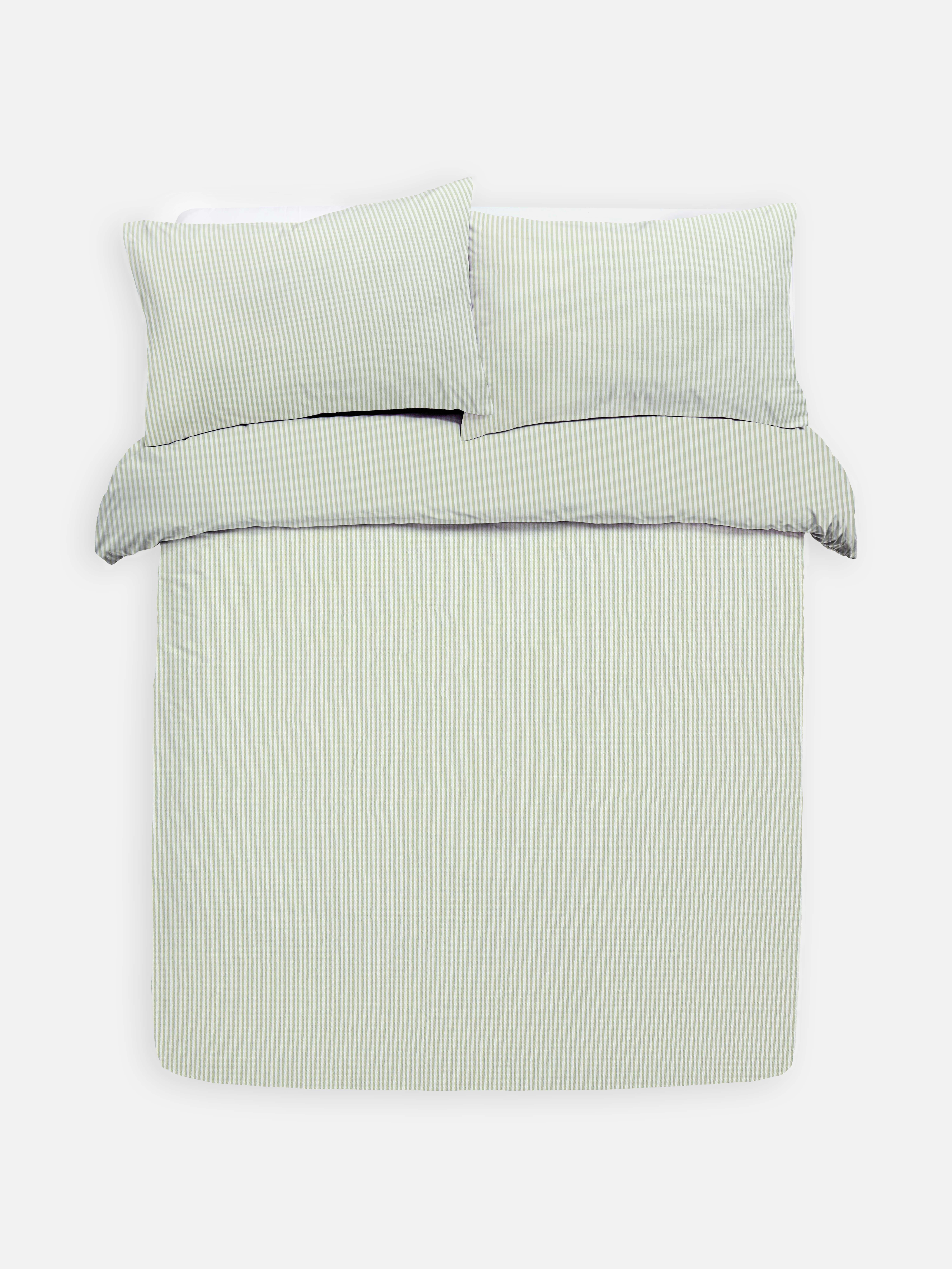 Kingsize dekbedovertrekset van seersuckerstof