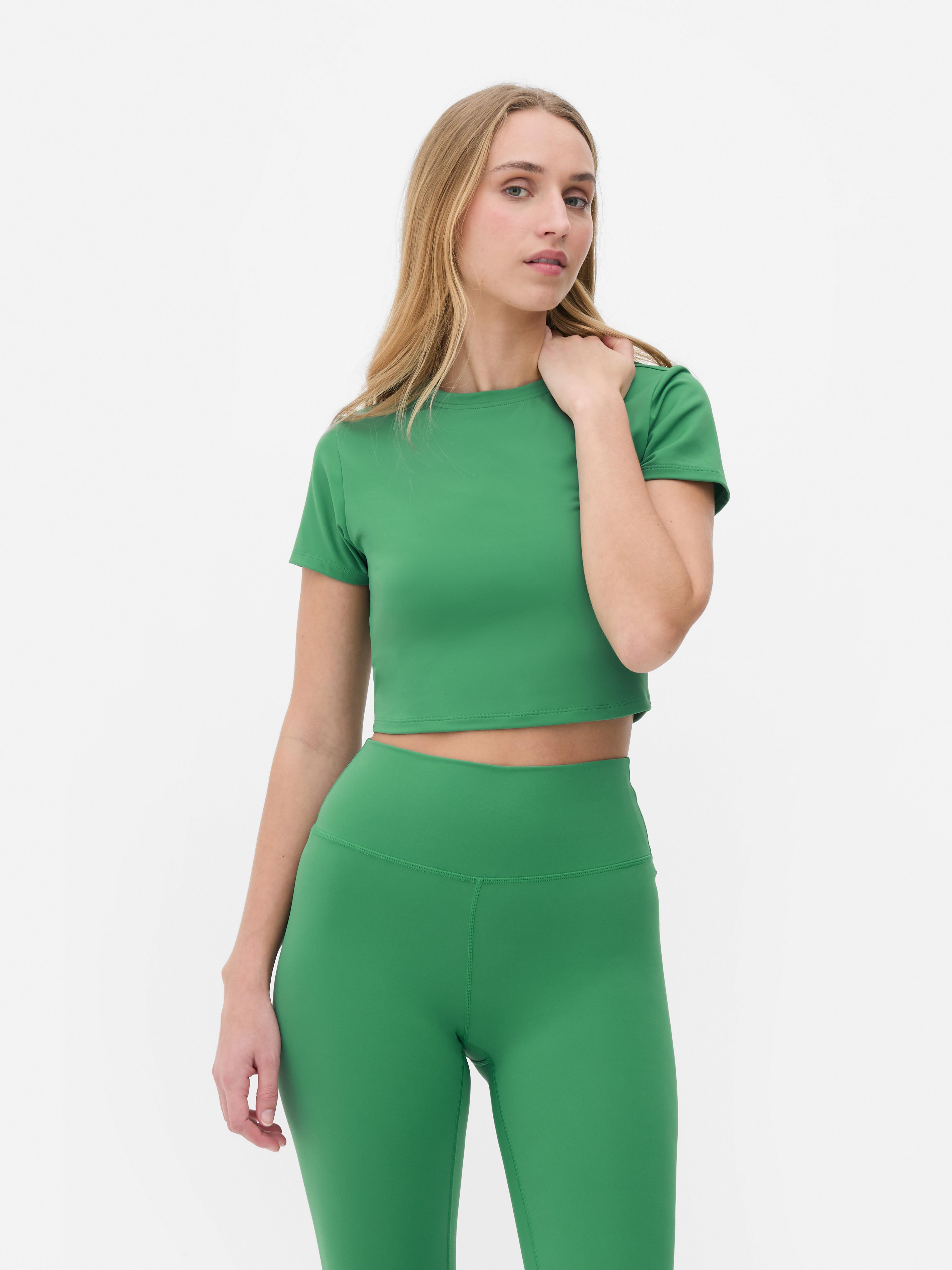 Butterweiches, kurzes T-Shirt - Grün - Damen | Primark