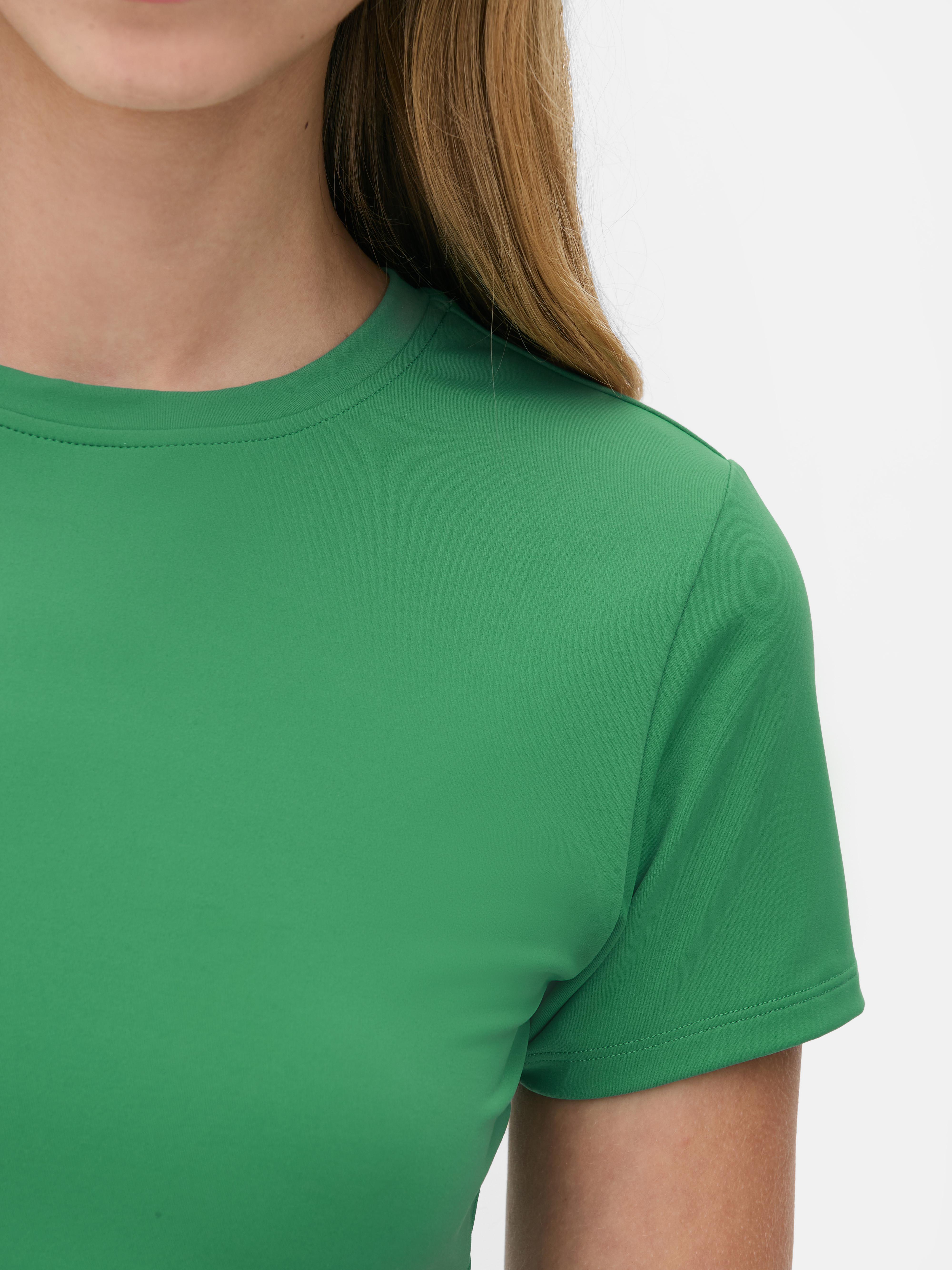 Butterweiches, kurzes T-Shirt - Grün - Damen | Primark