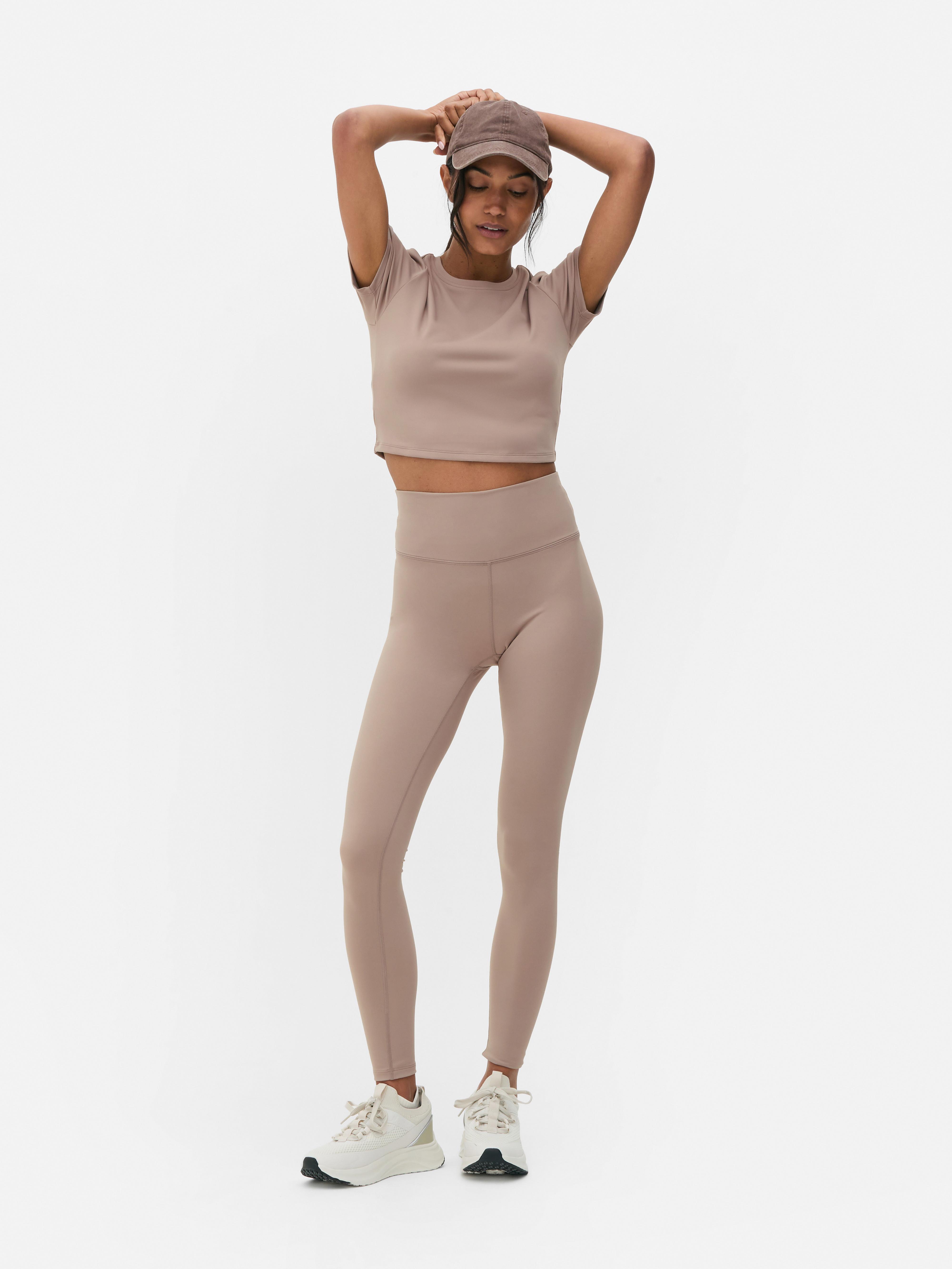 T-shirt court ultra-doux Fauve