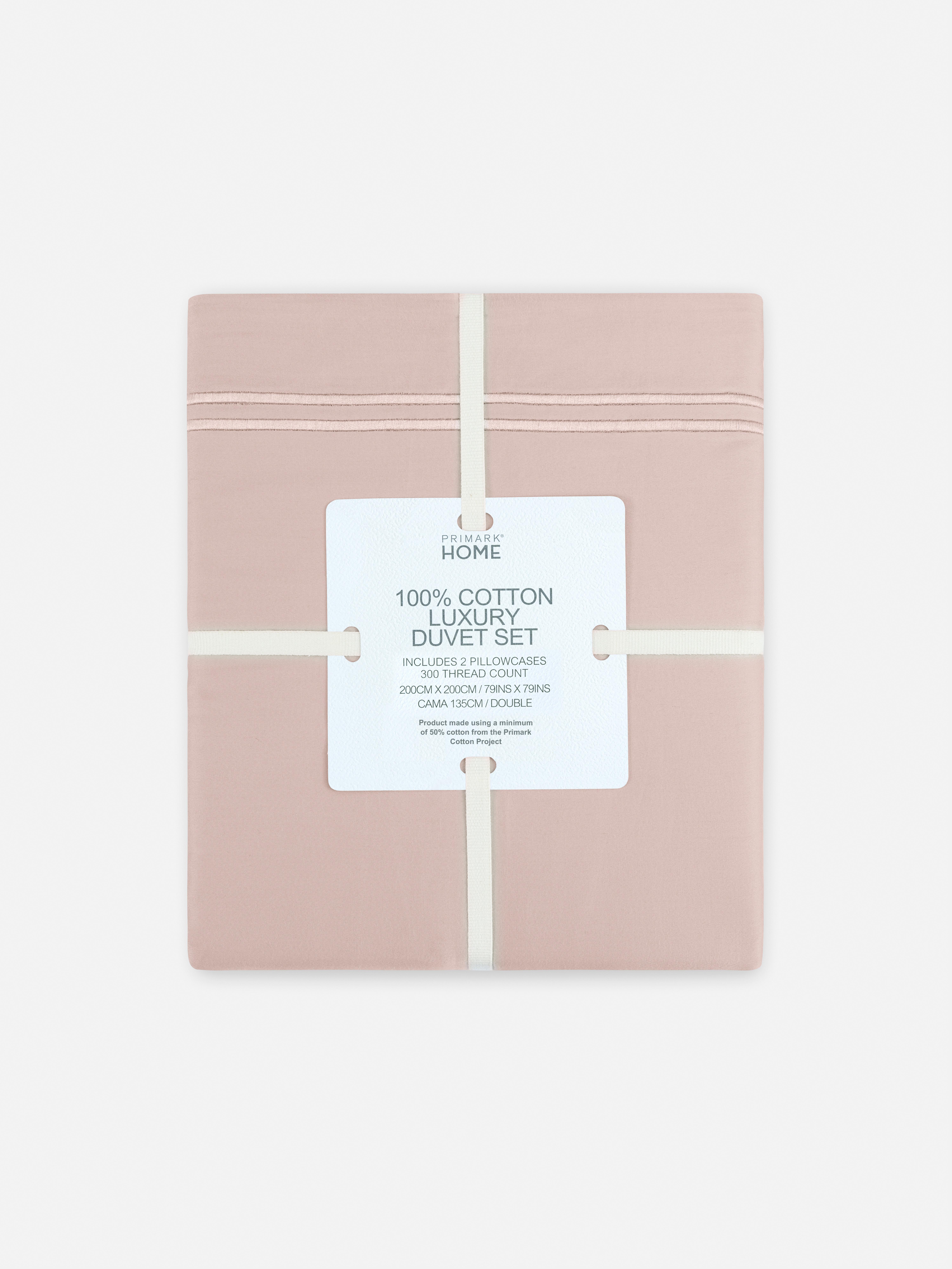 300 Thread Count Twin Border Double Duvet Set