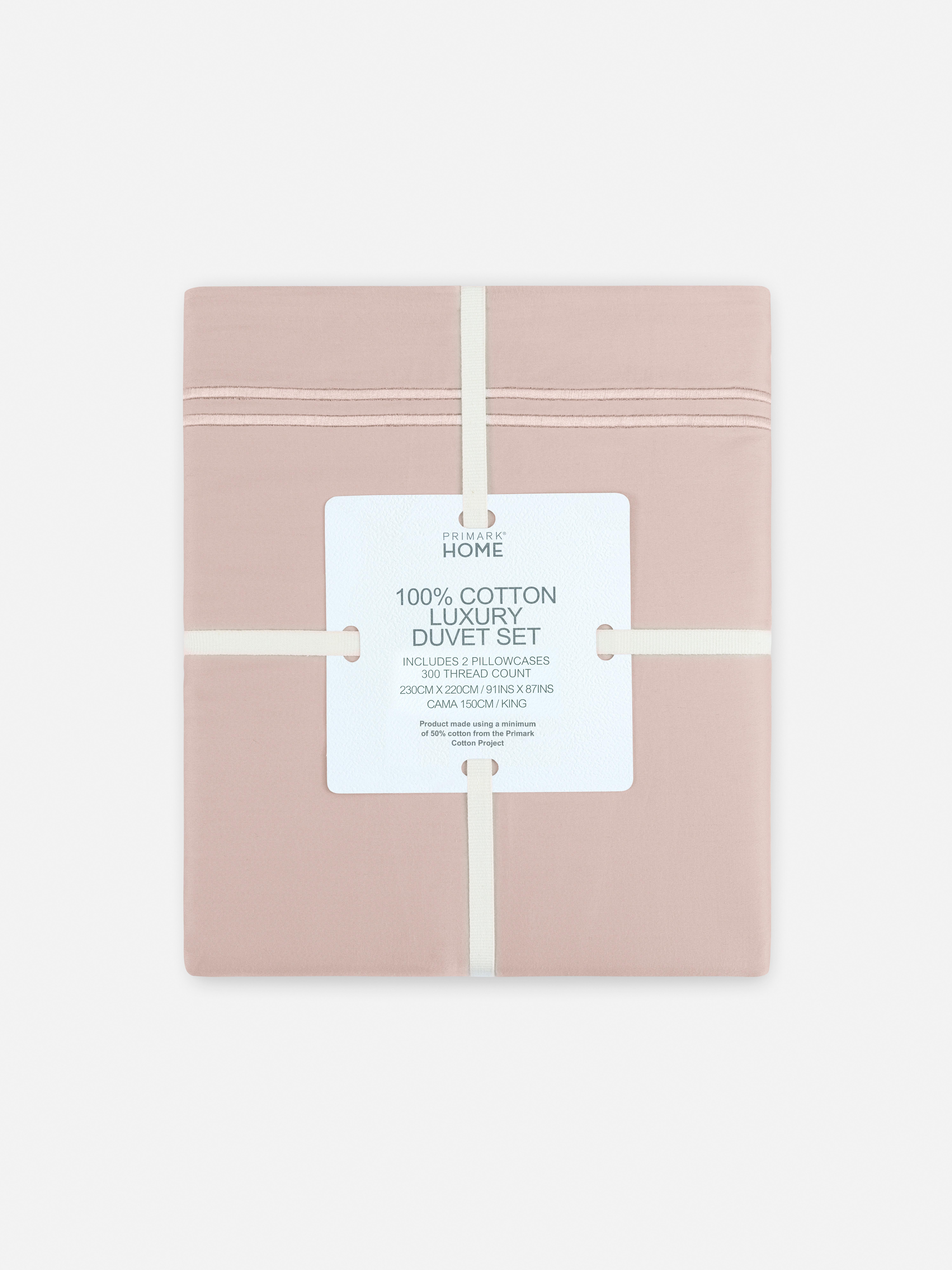 300 Thread Count King Size Duvet Cover Set