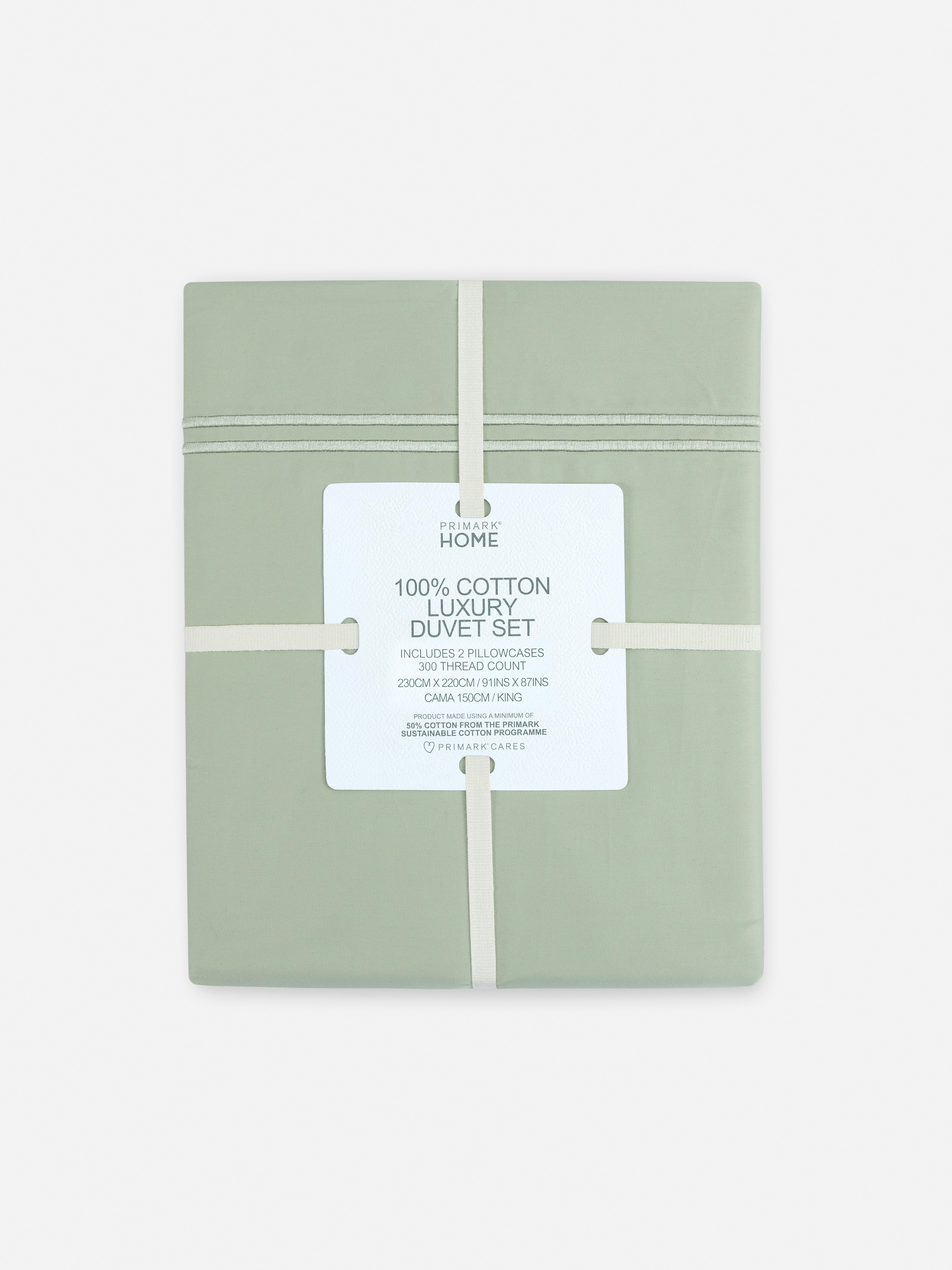 300 Thread Count King Size Duvet Cover Set