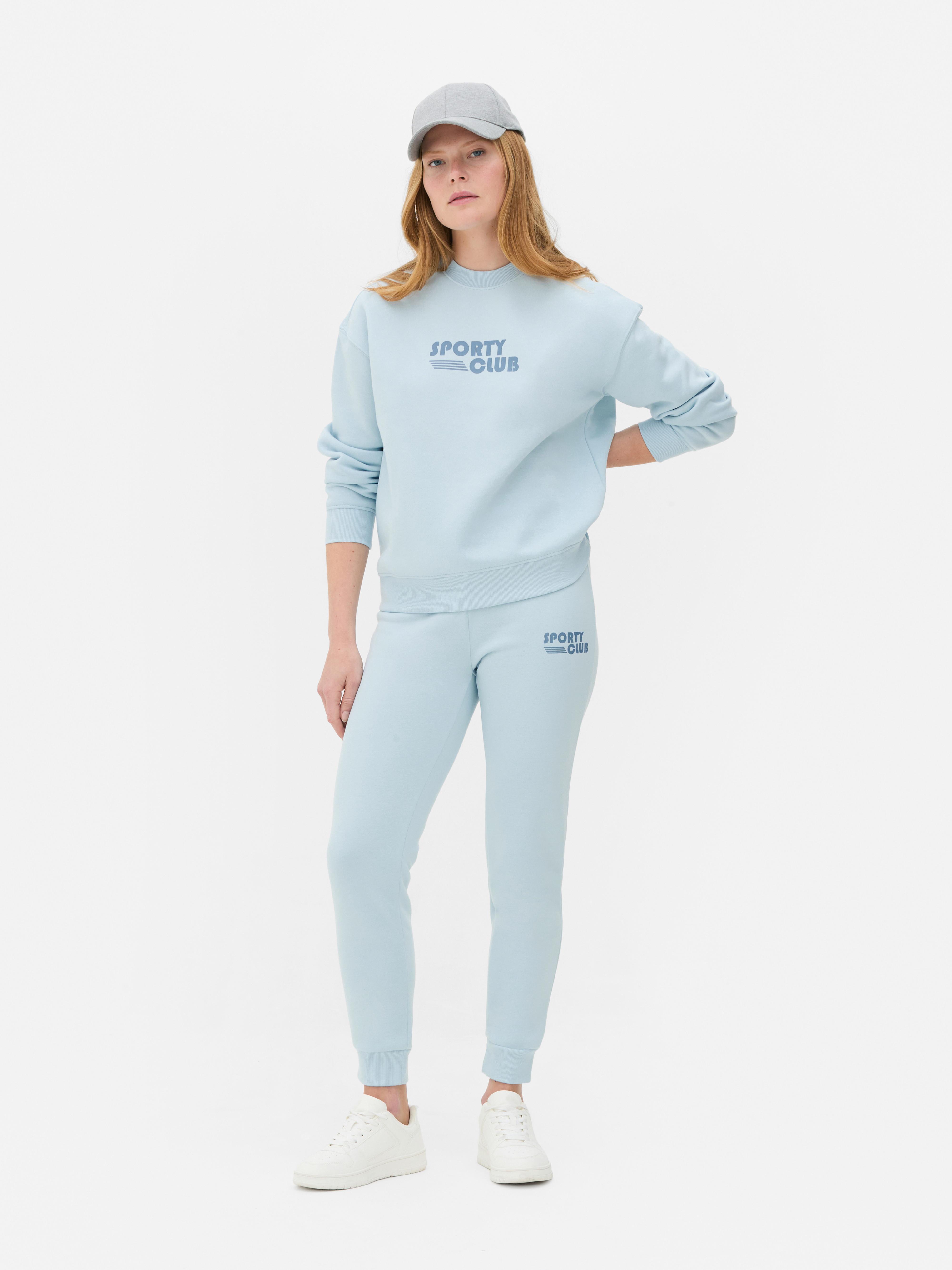 Sweatshirt met print en ronde hals