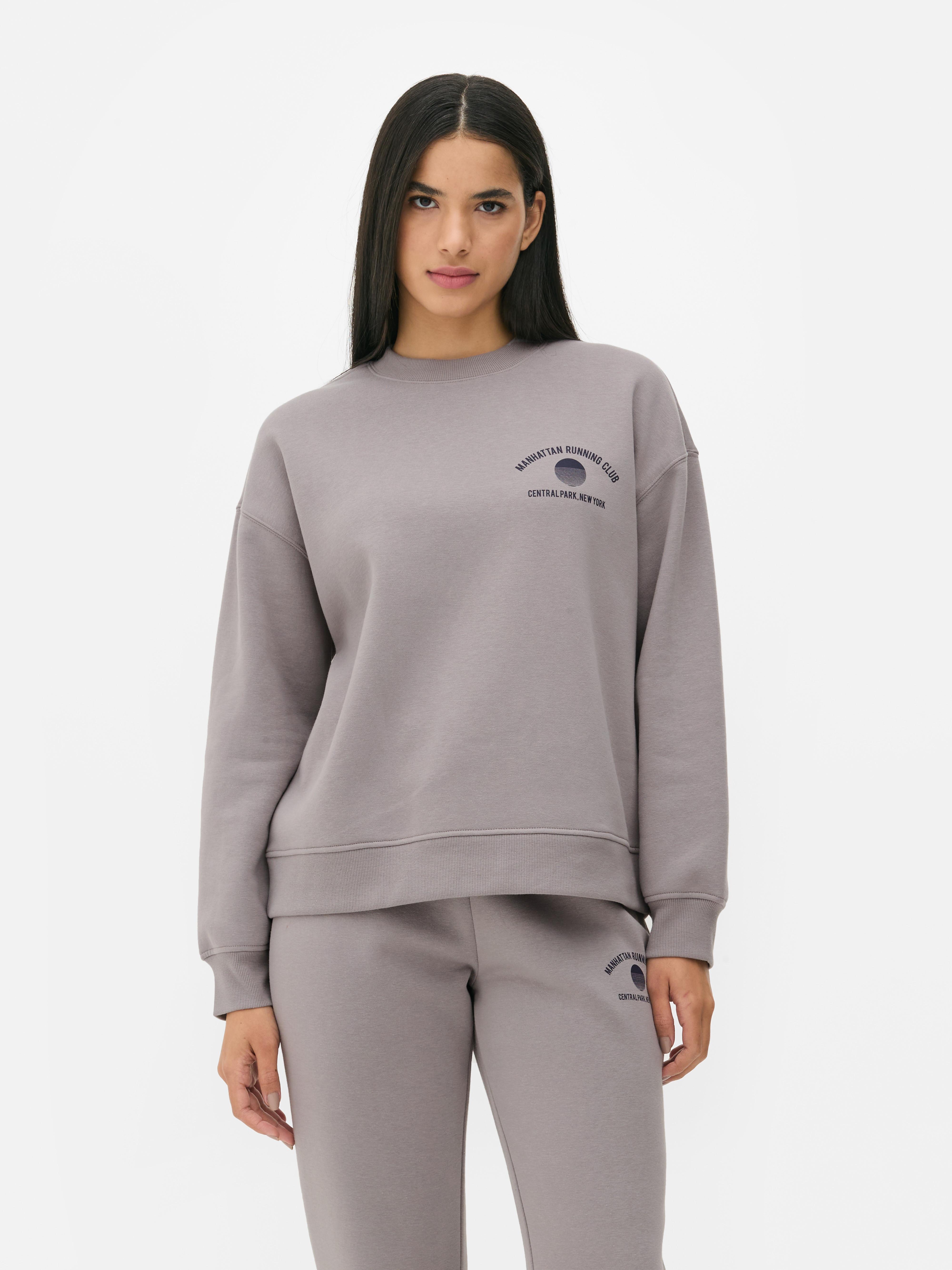 Graphic Crew Neck Sweatshirt