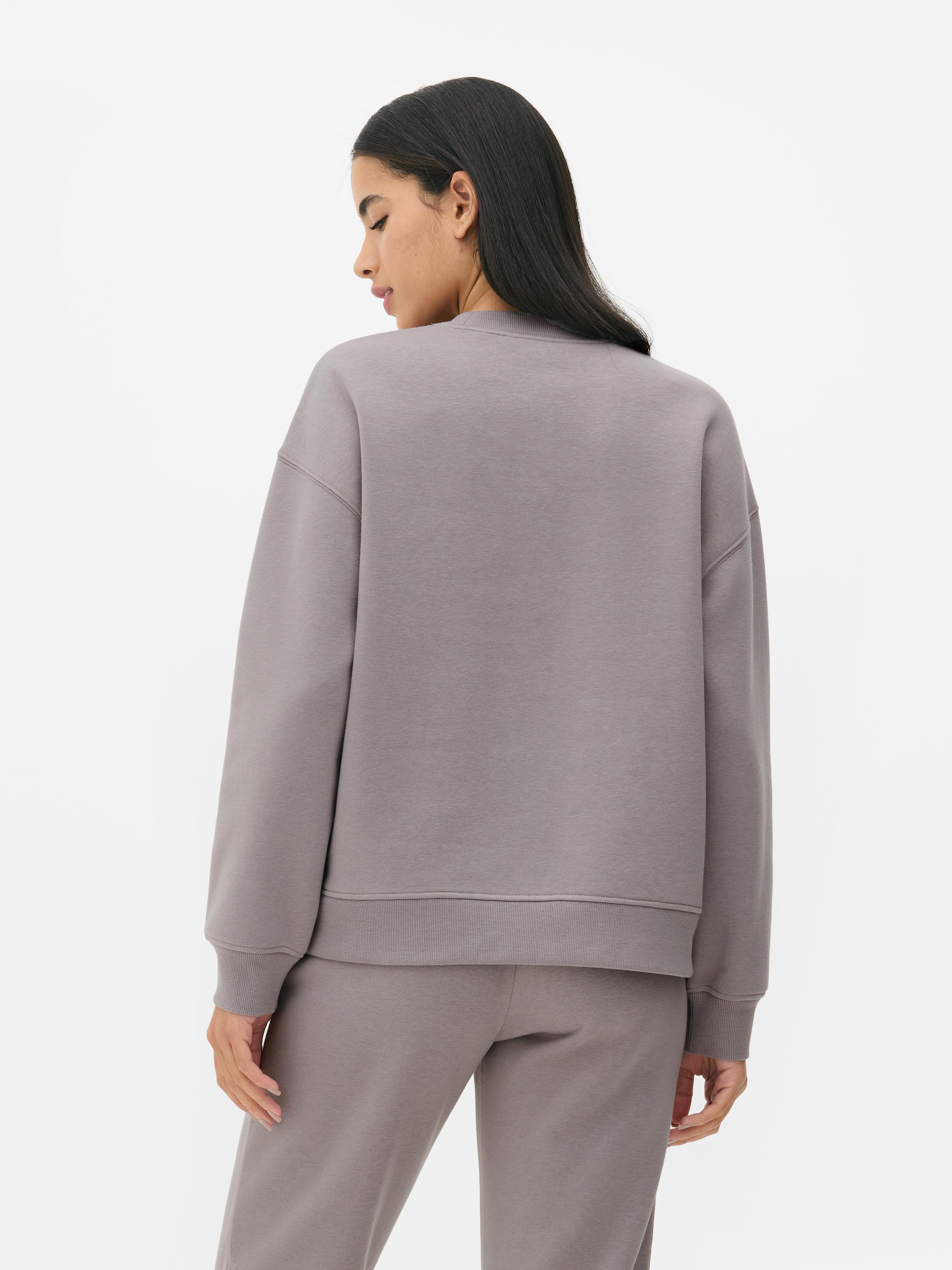 Graphic Crew Neck Sweatshirt