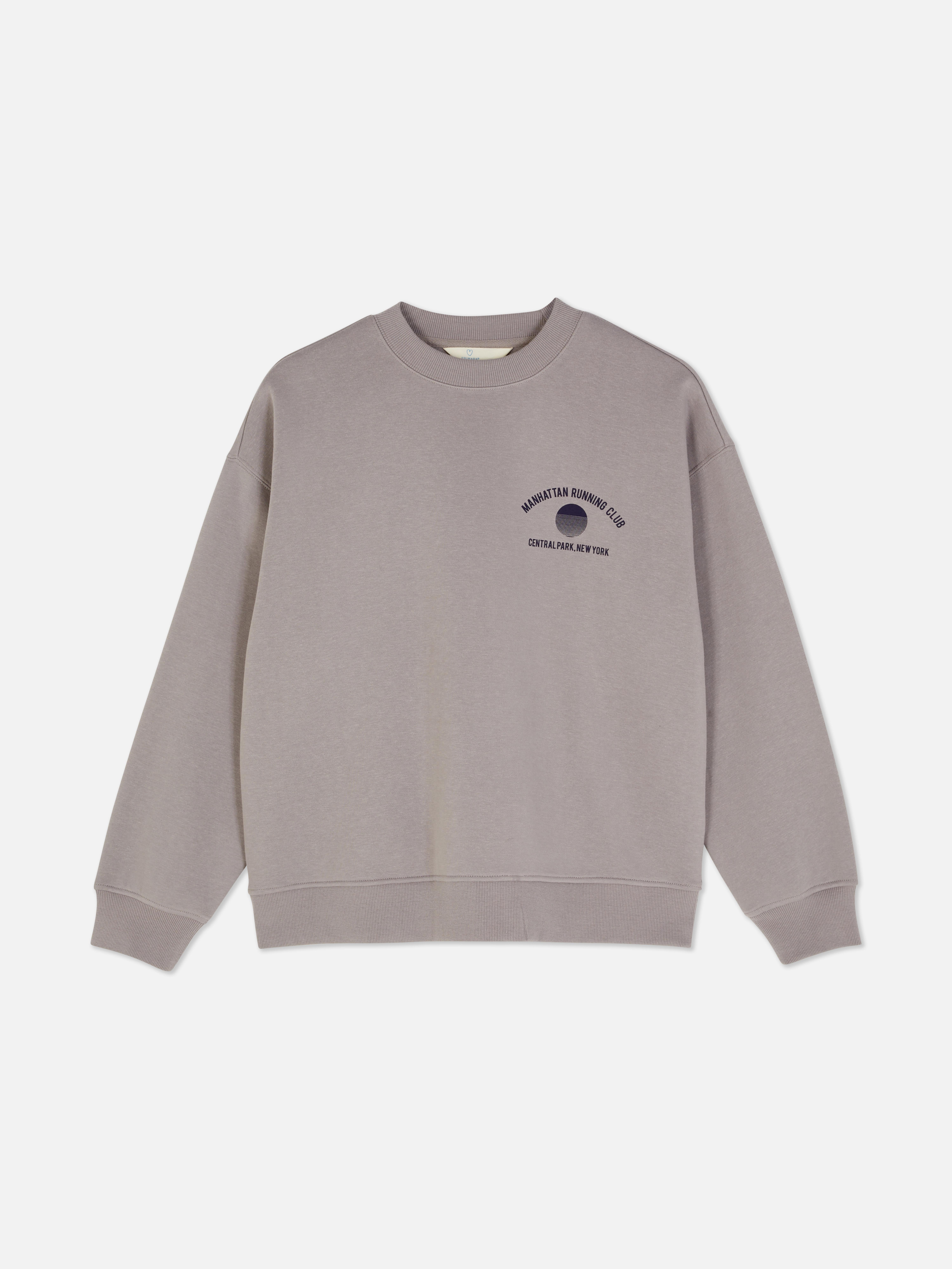 Graphic Crew Neck Sweatshirt