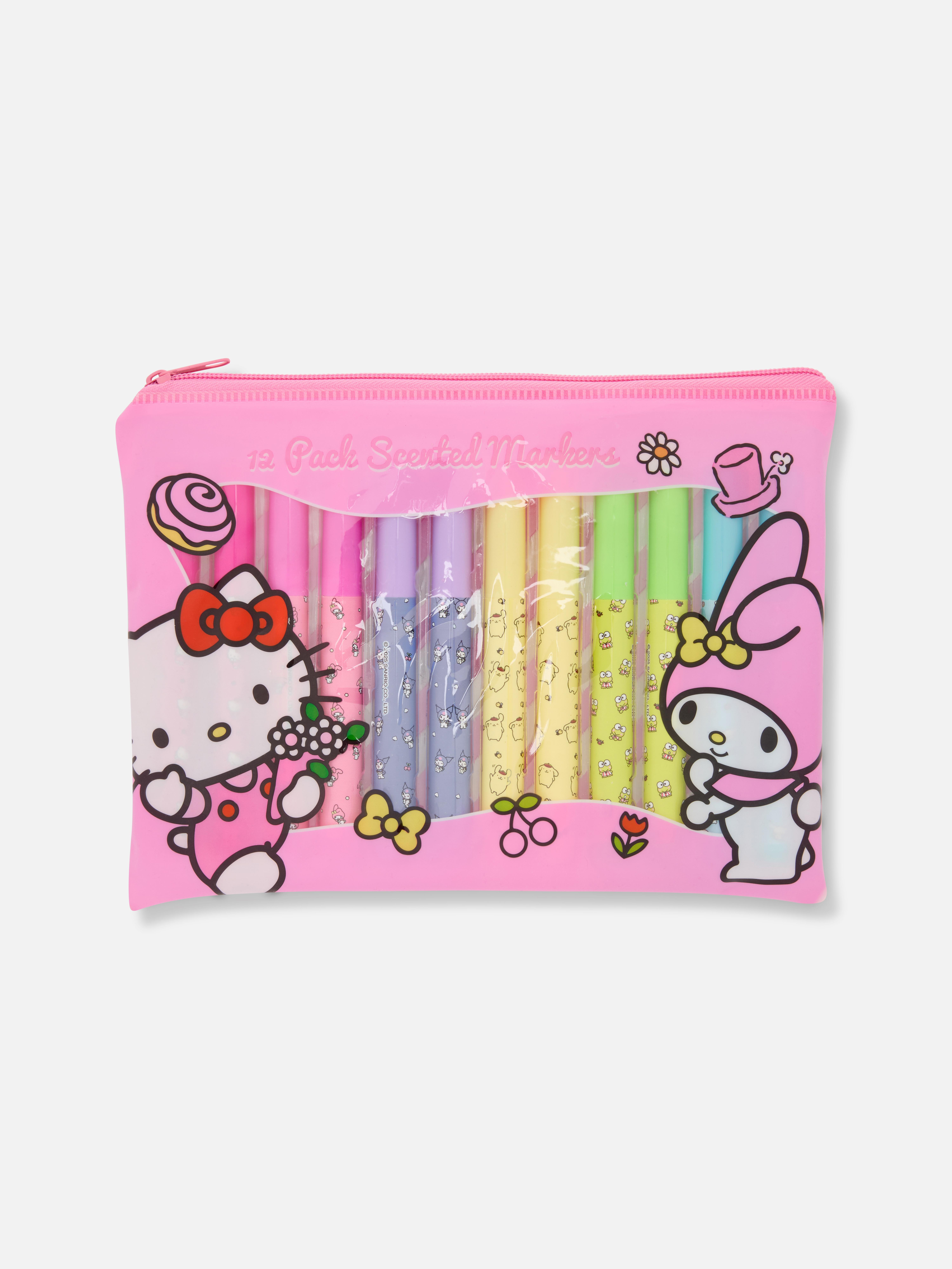 Markery zapachowe z motywem Hello Kitty, 12 szt.