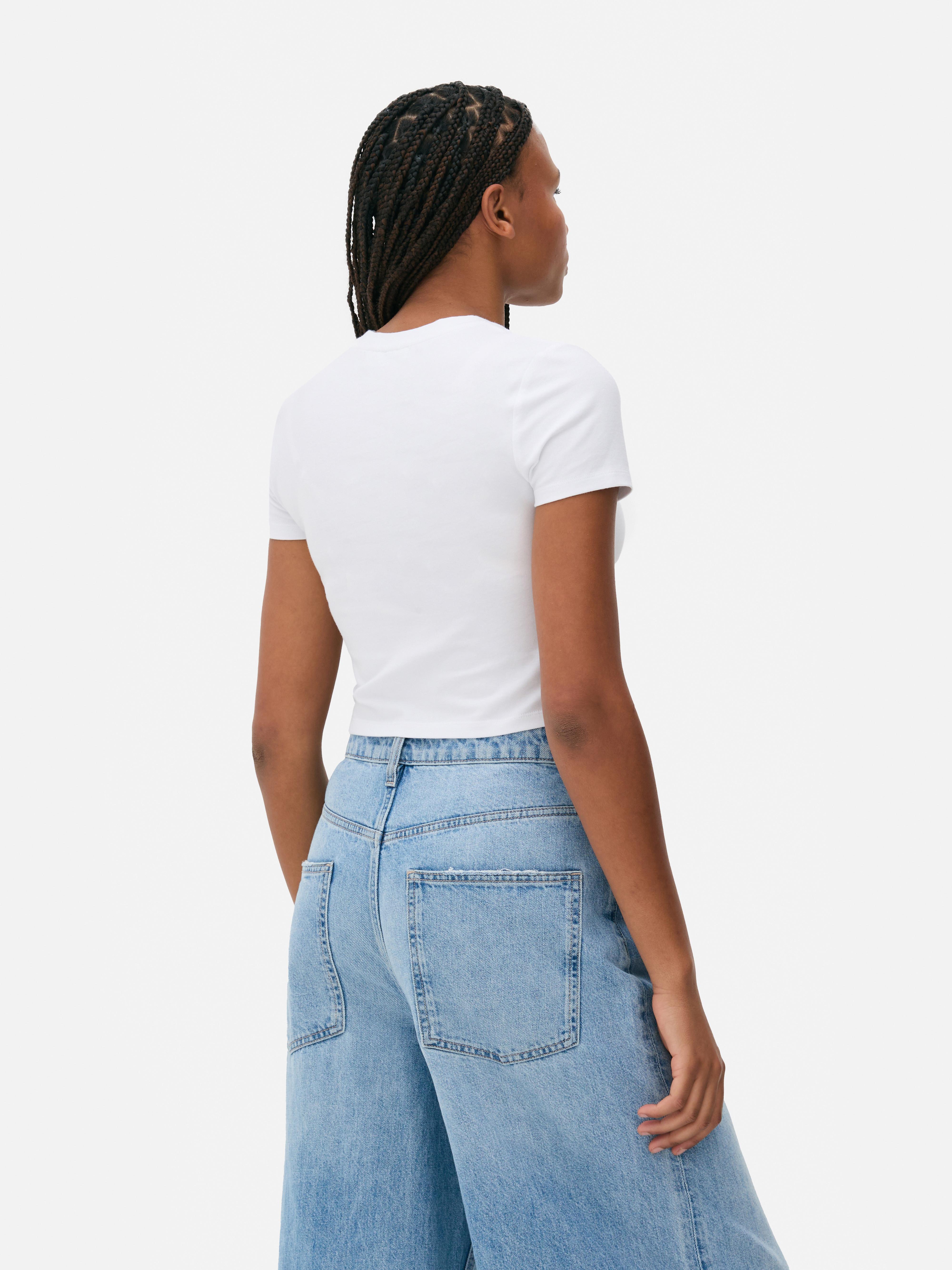 Women's White Gossip Girl Blair Baby TShirt Penneys