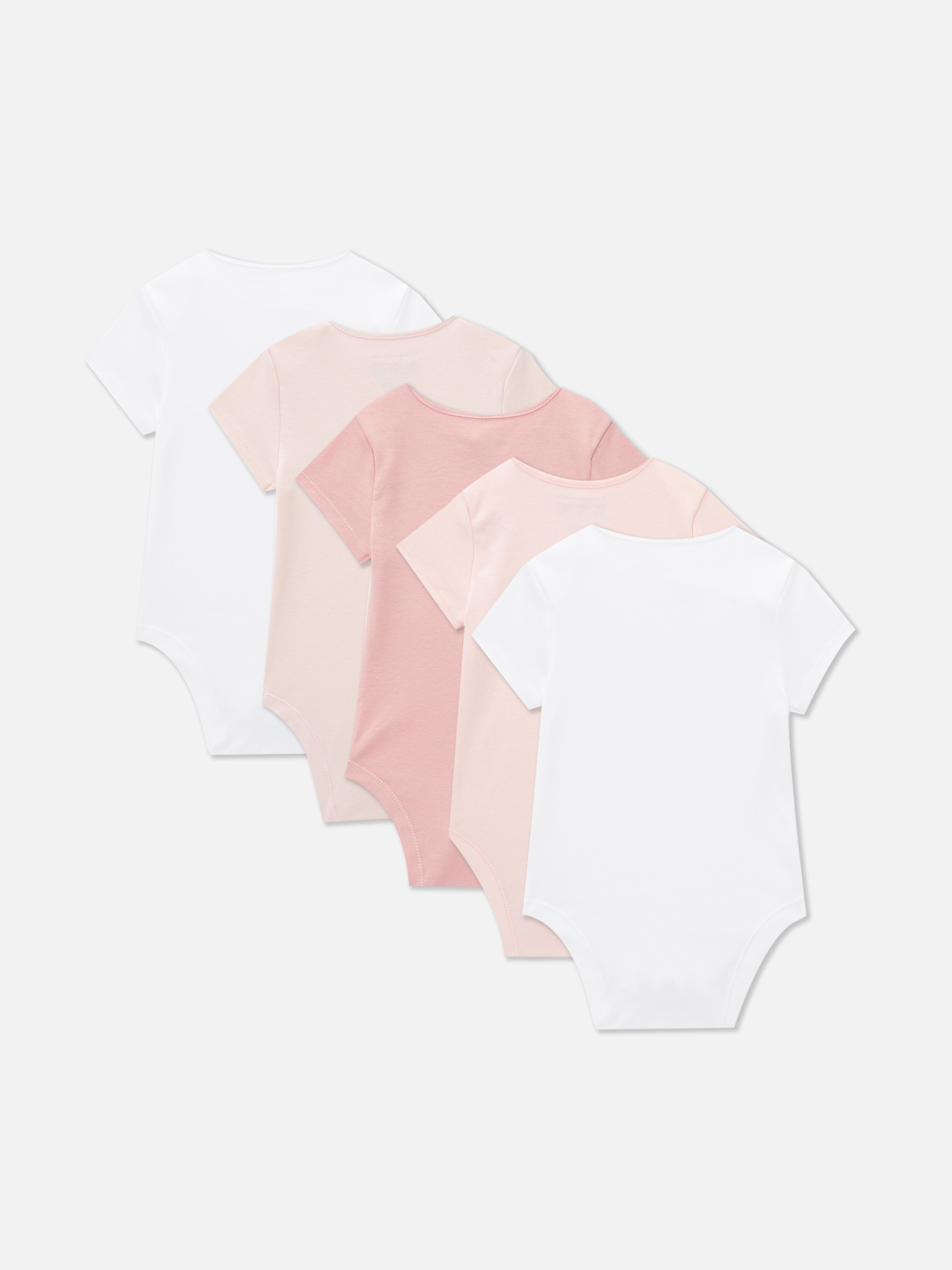 5pk Short Sleeve Bodysuits