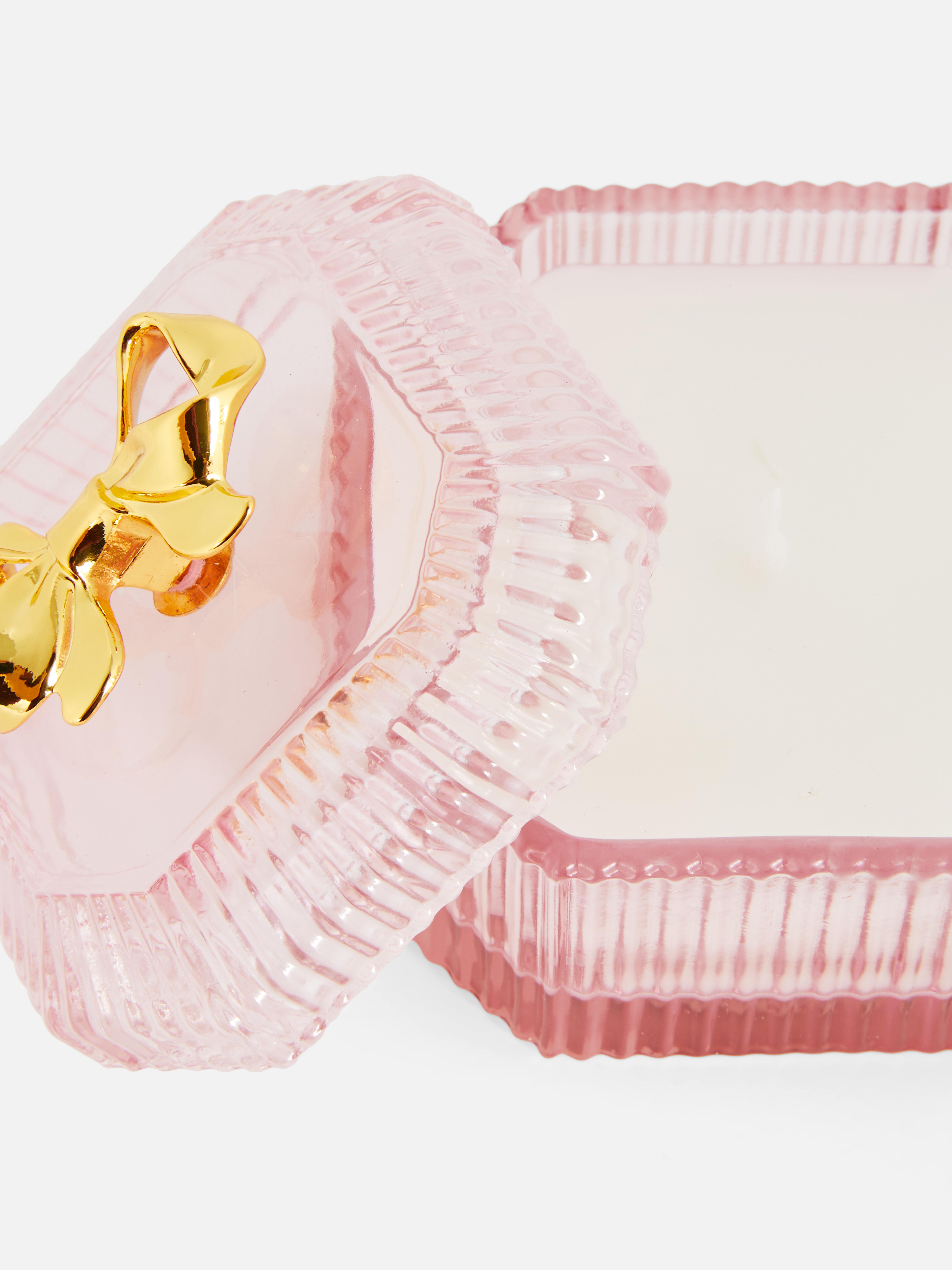 Bougie cannelée à couvercle