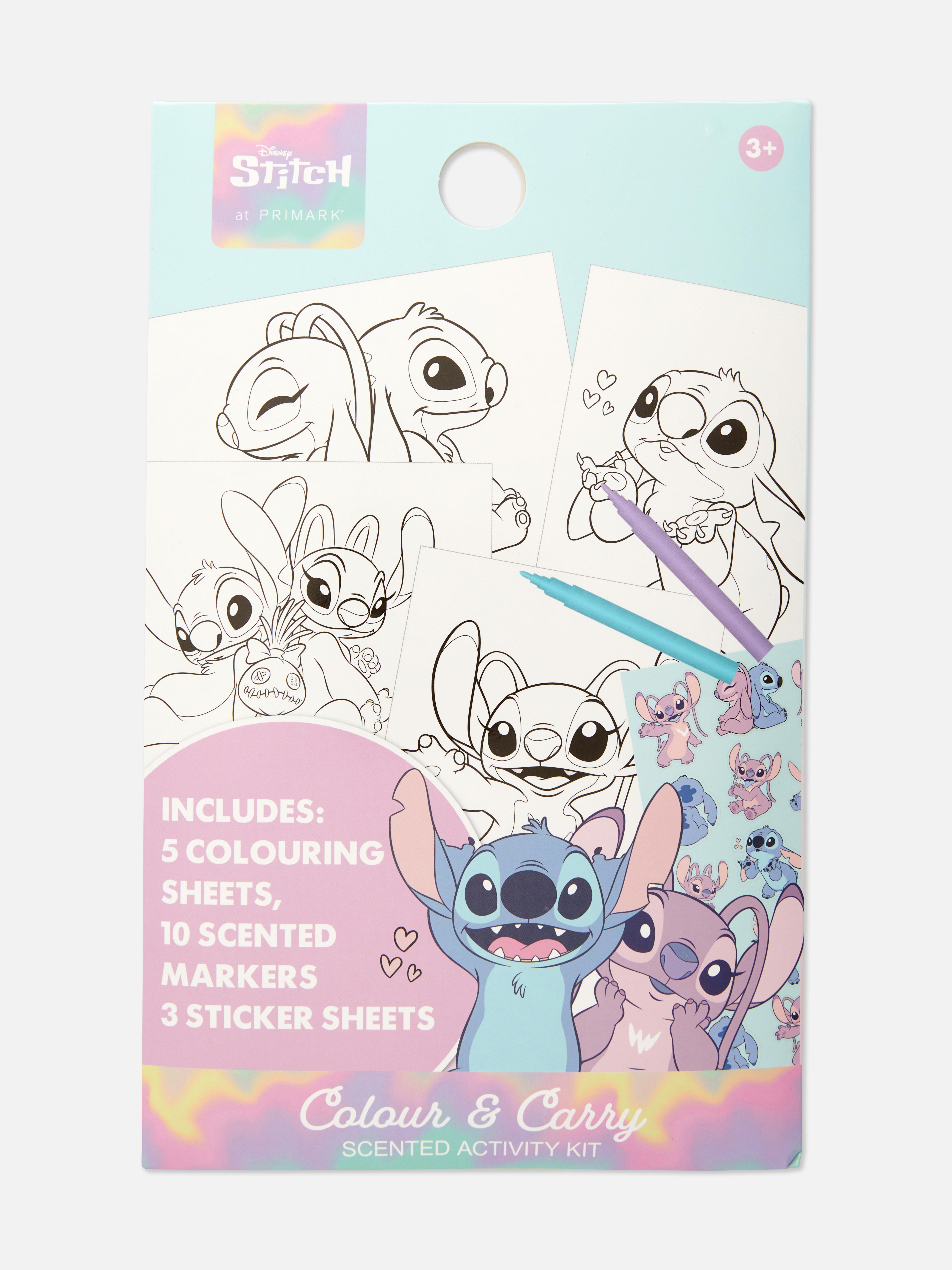 Bright Purple Disney’s Stitch and Angel Scented Coloring Set | Primark Disney’s Stitch and Angel Scented Coloring Set