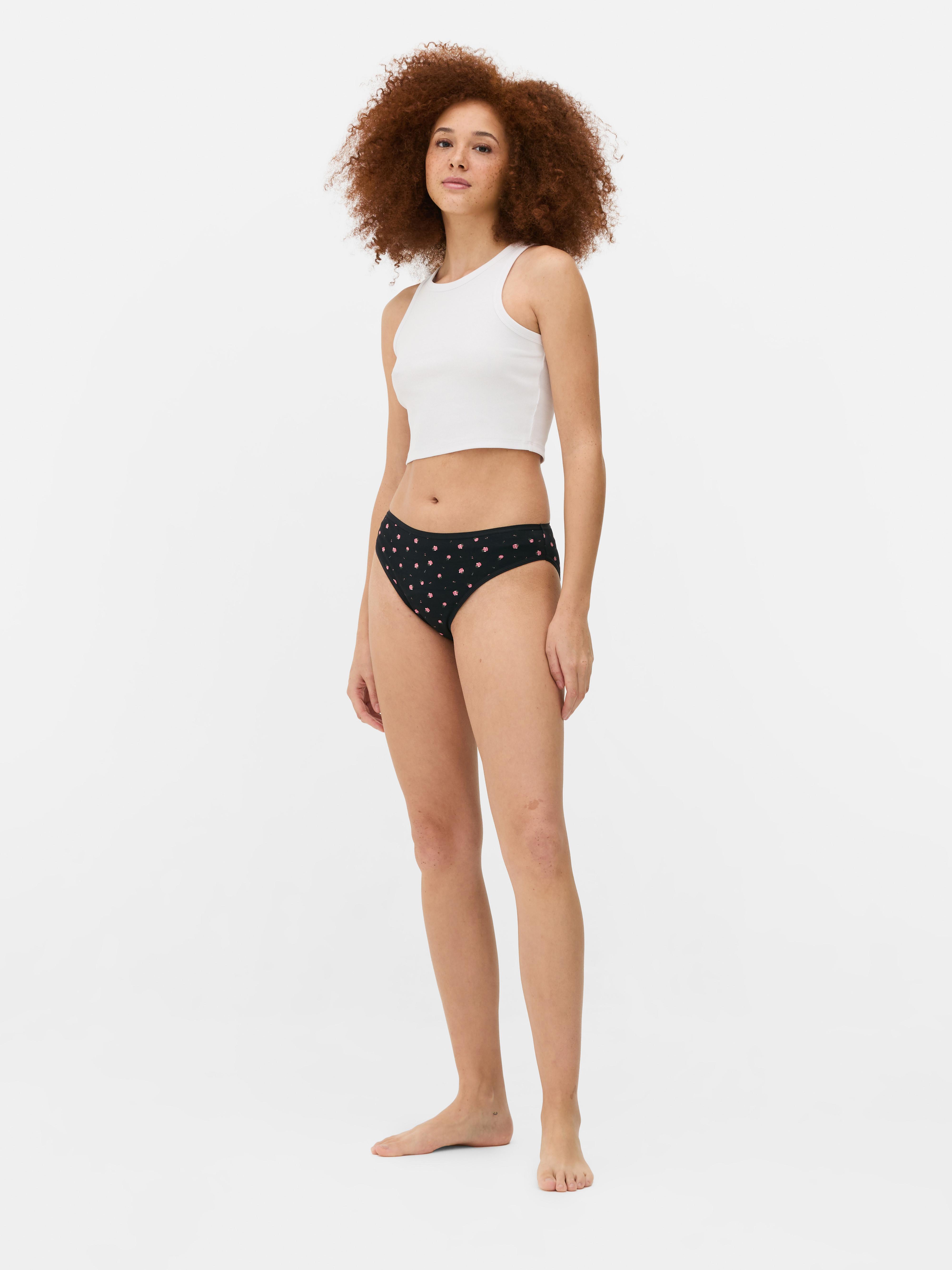 3pk Period Underwear Printed Mini Briefs