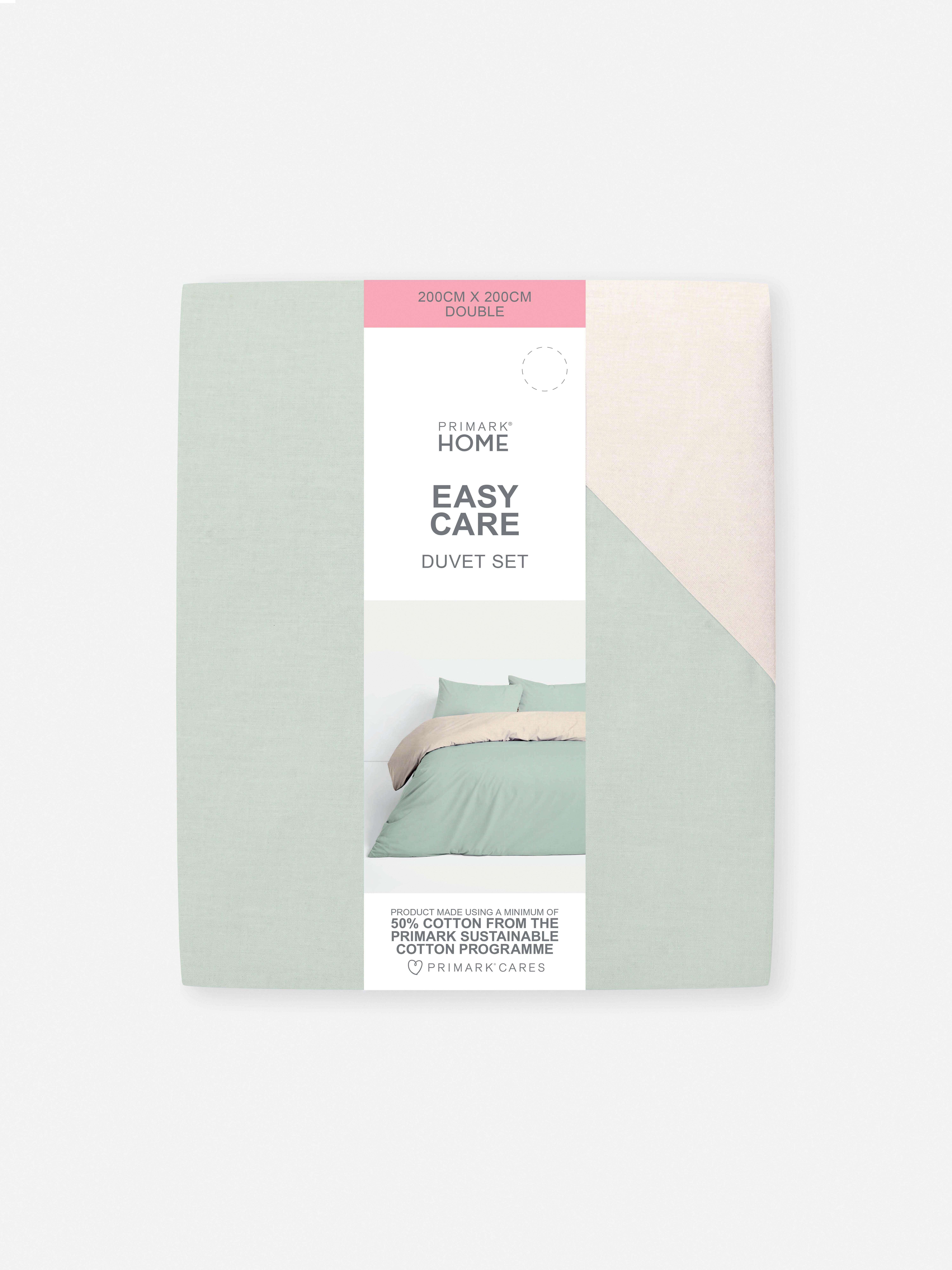 Reversible Double Duvet Cover Set