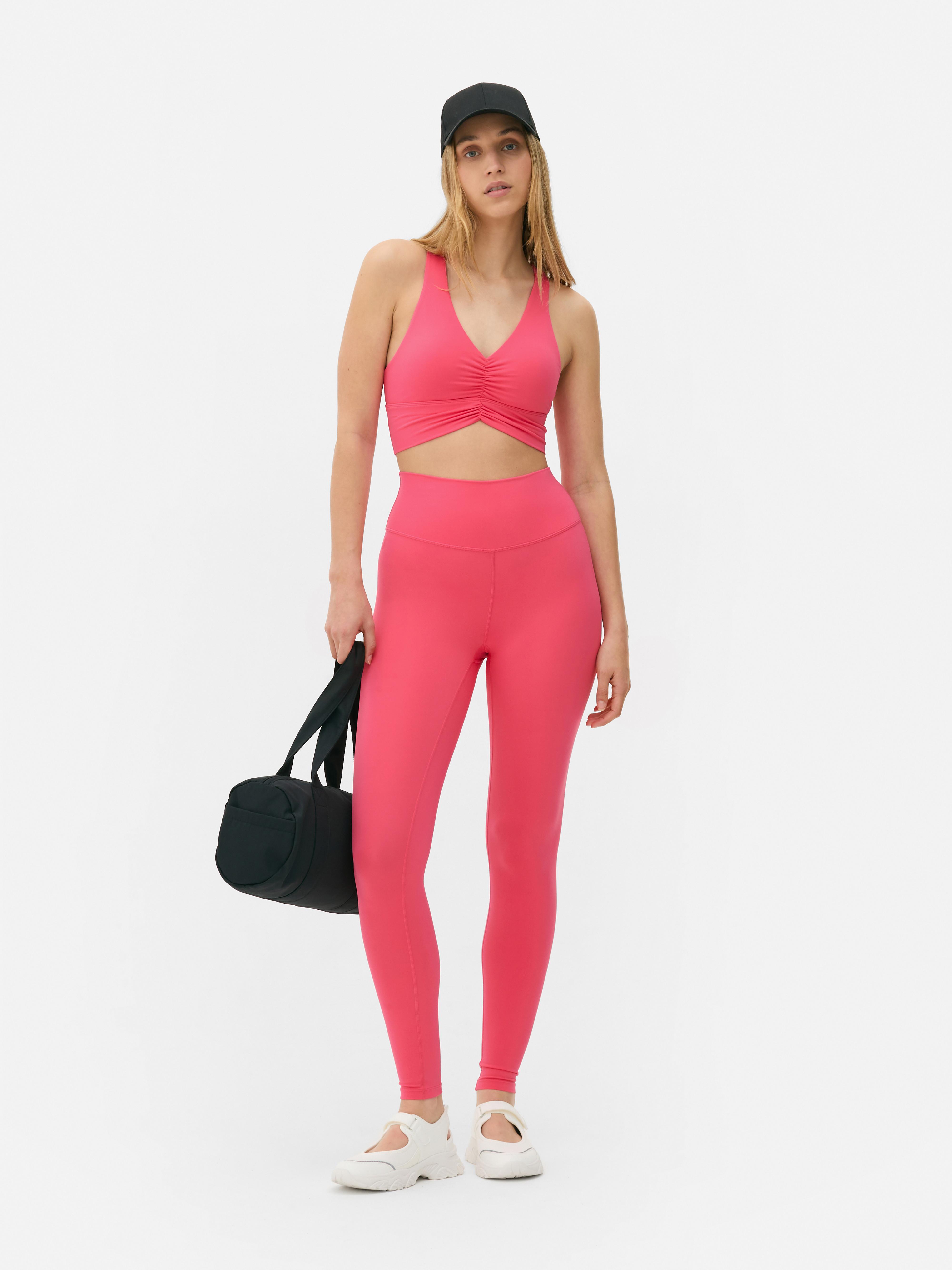 Butter Ruched Crop Top Coral