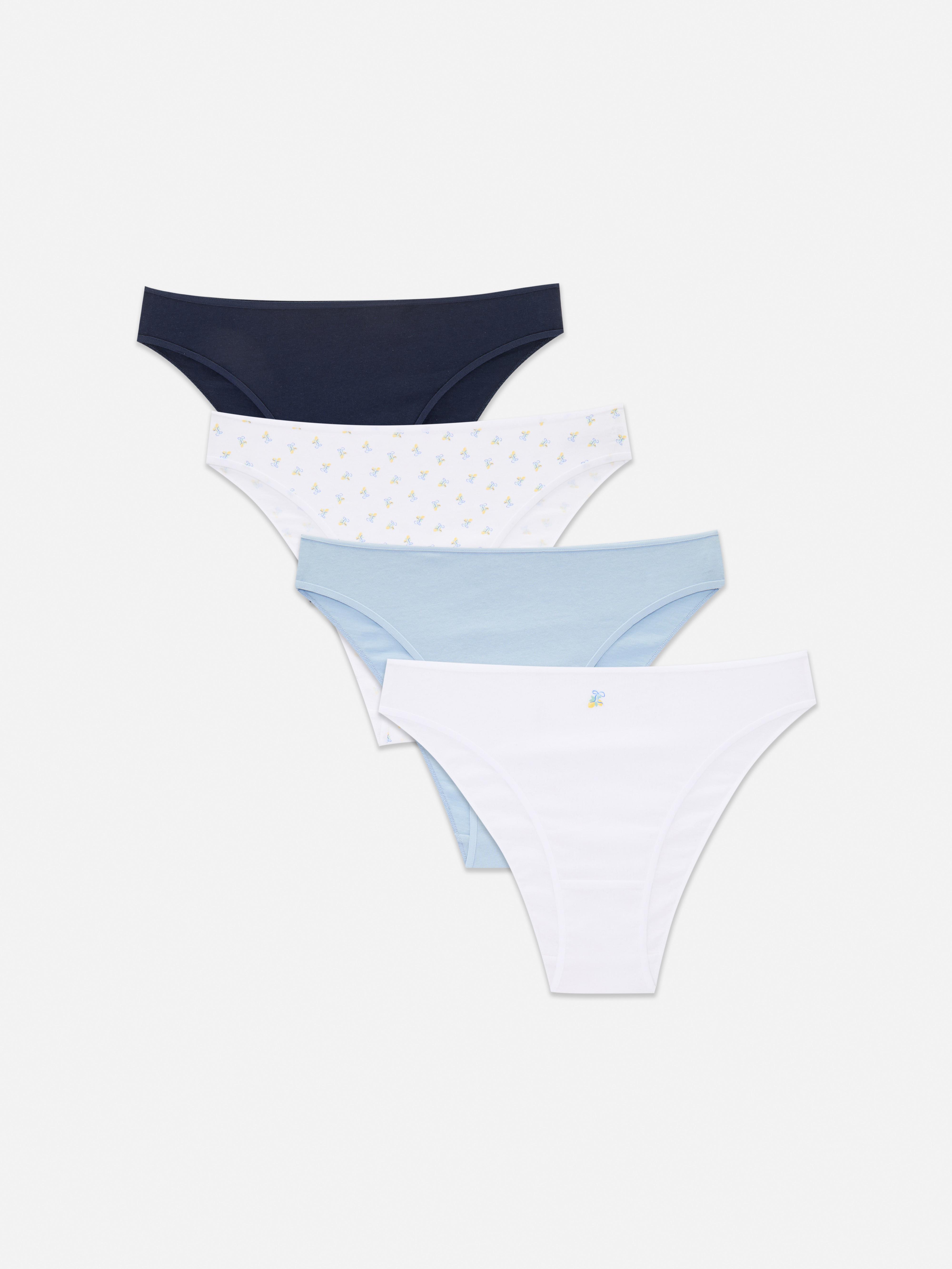 Lot de 4 culottes échancrées