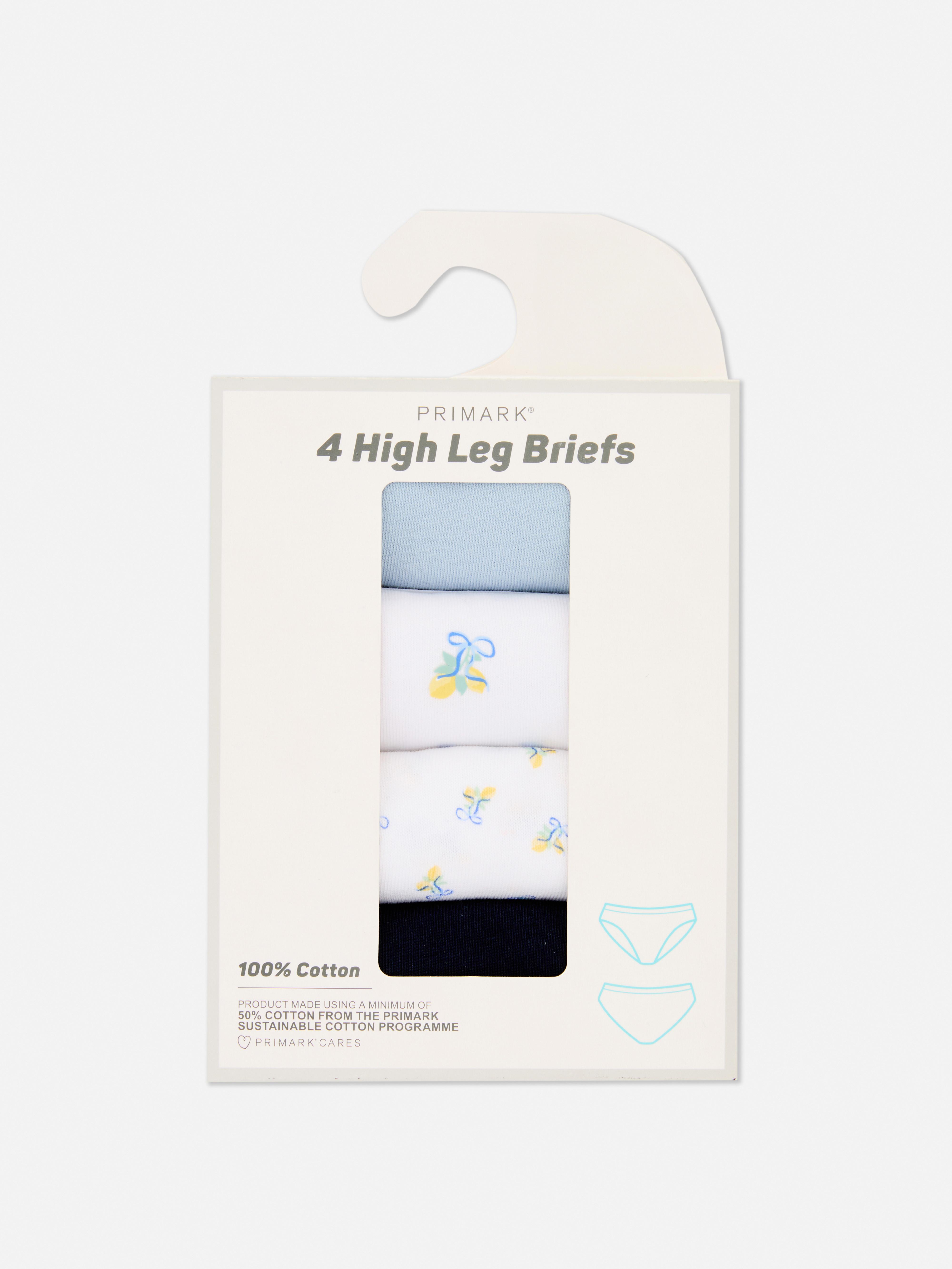 Lot de 4 culottes échancrées