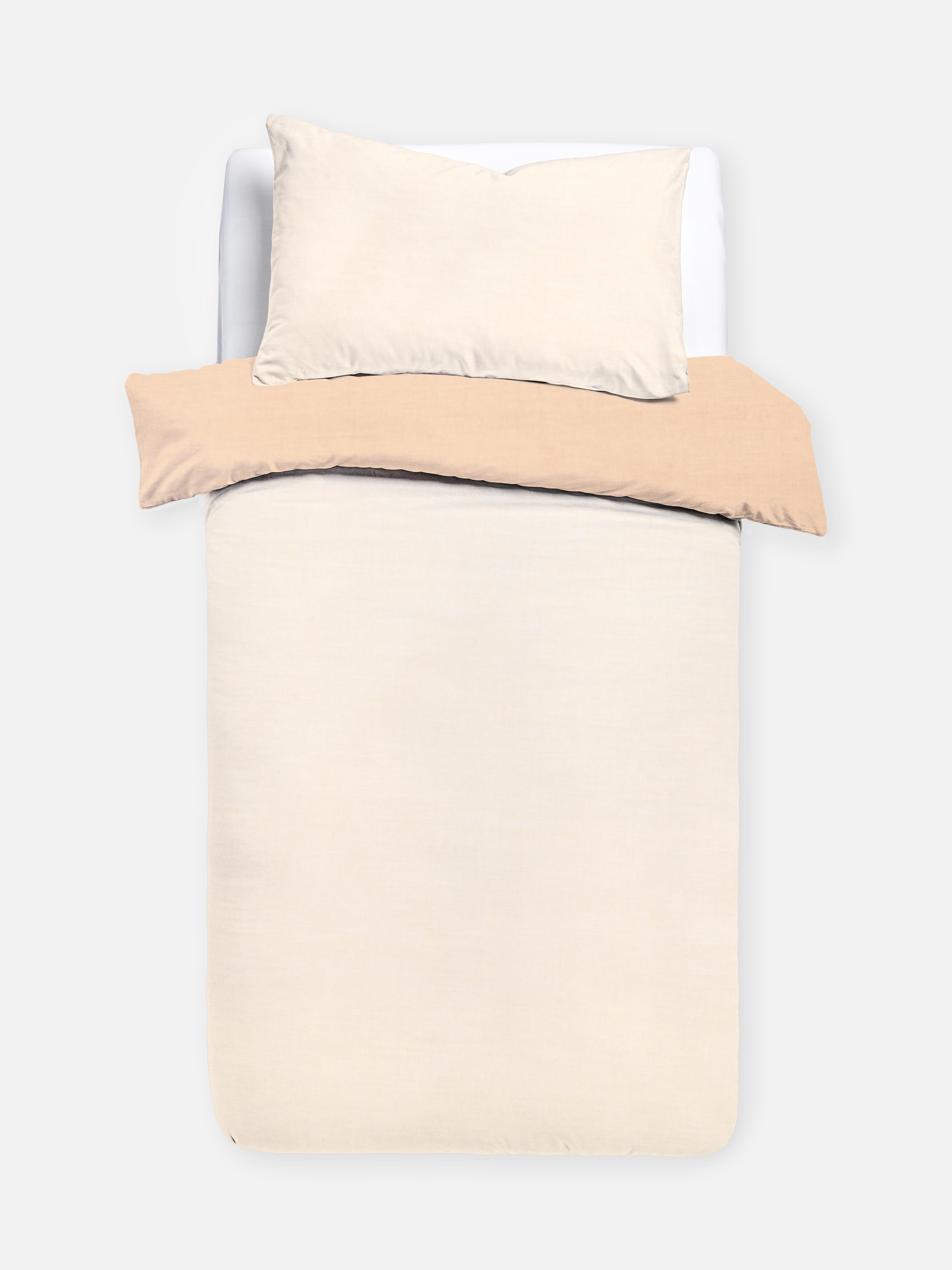 Reversible Colorblock Single Duvet Cover Set