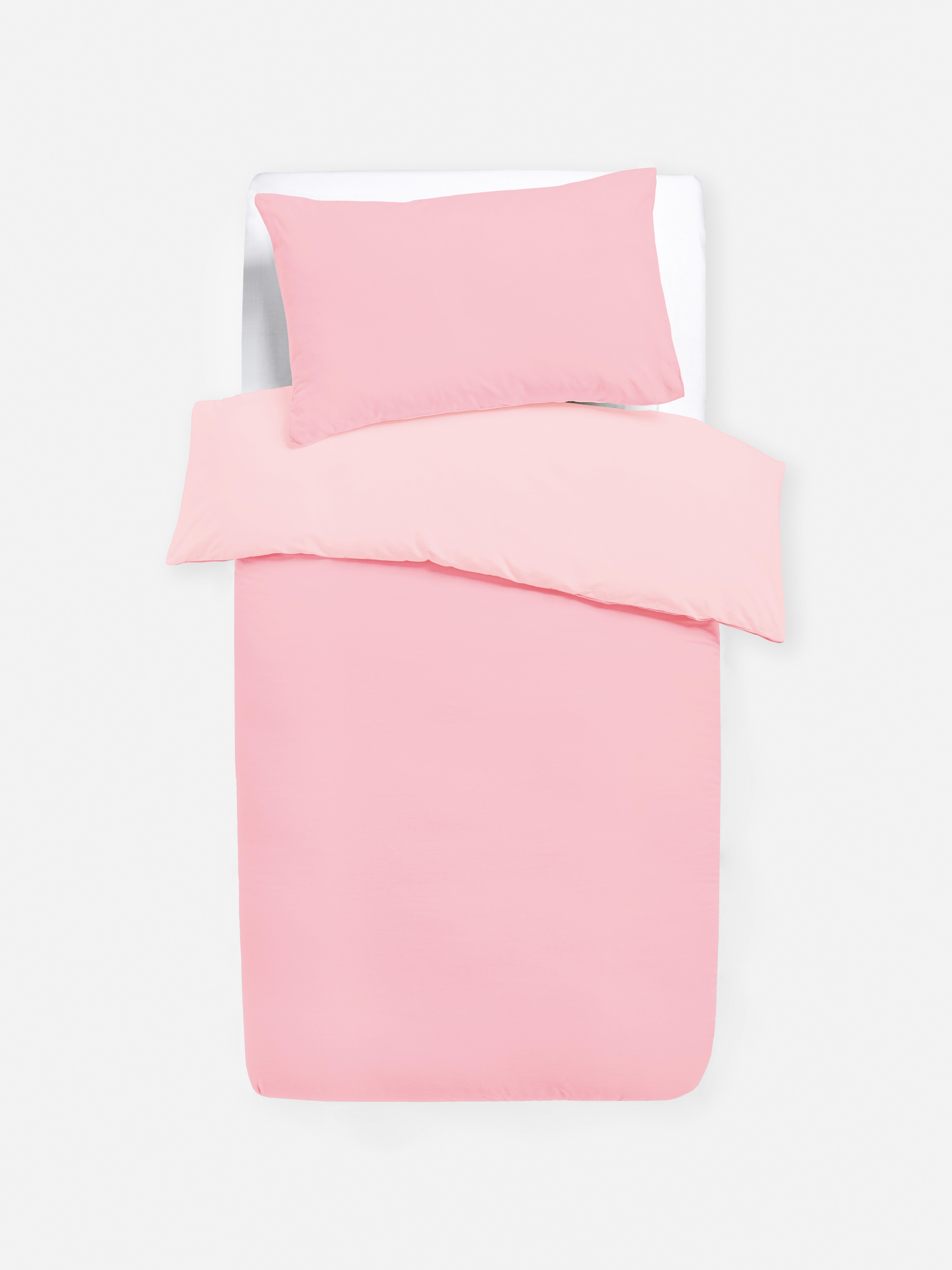 Reversible Colorblock Single Duvet Cover Set