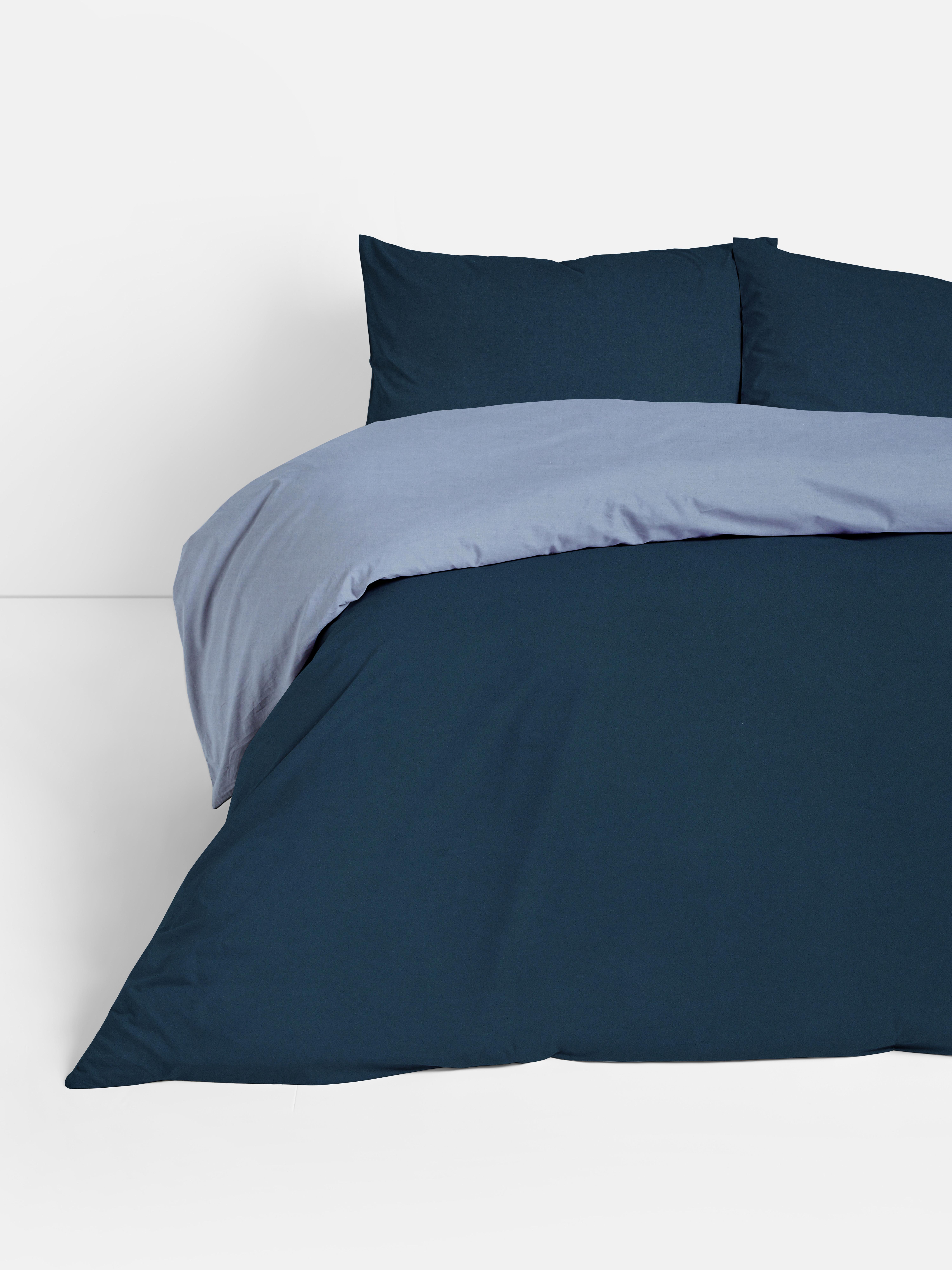 Parure de lit king size réversible